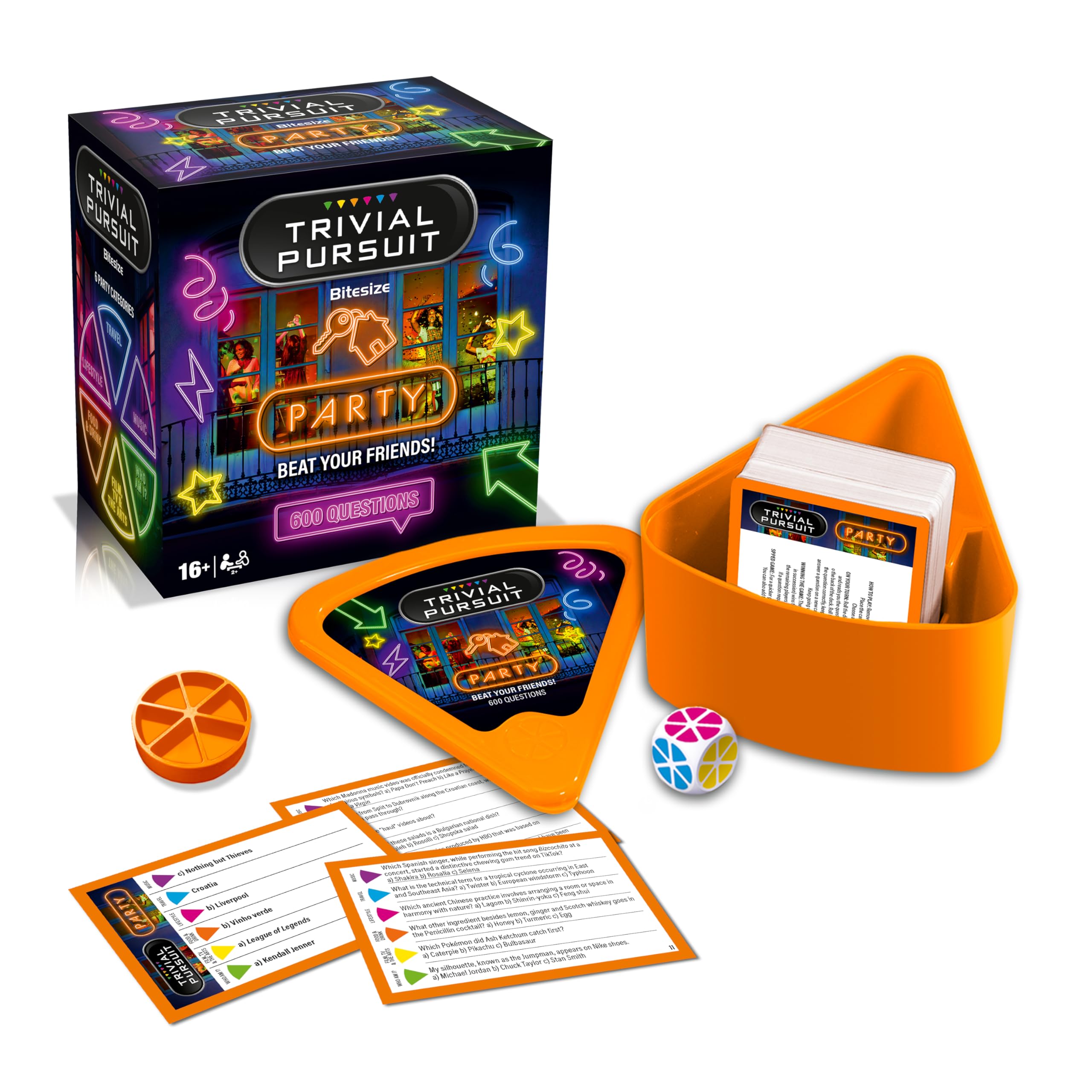Winning Moves Trivial Pursuit Terror - Giochi Da Tavolo Adulto, Gioco Per 2+ Giocatori, Gioco Di Quiz, Trivia Per Gli Amanti Della Groza