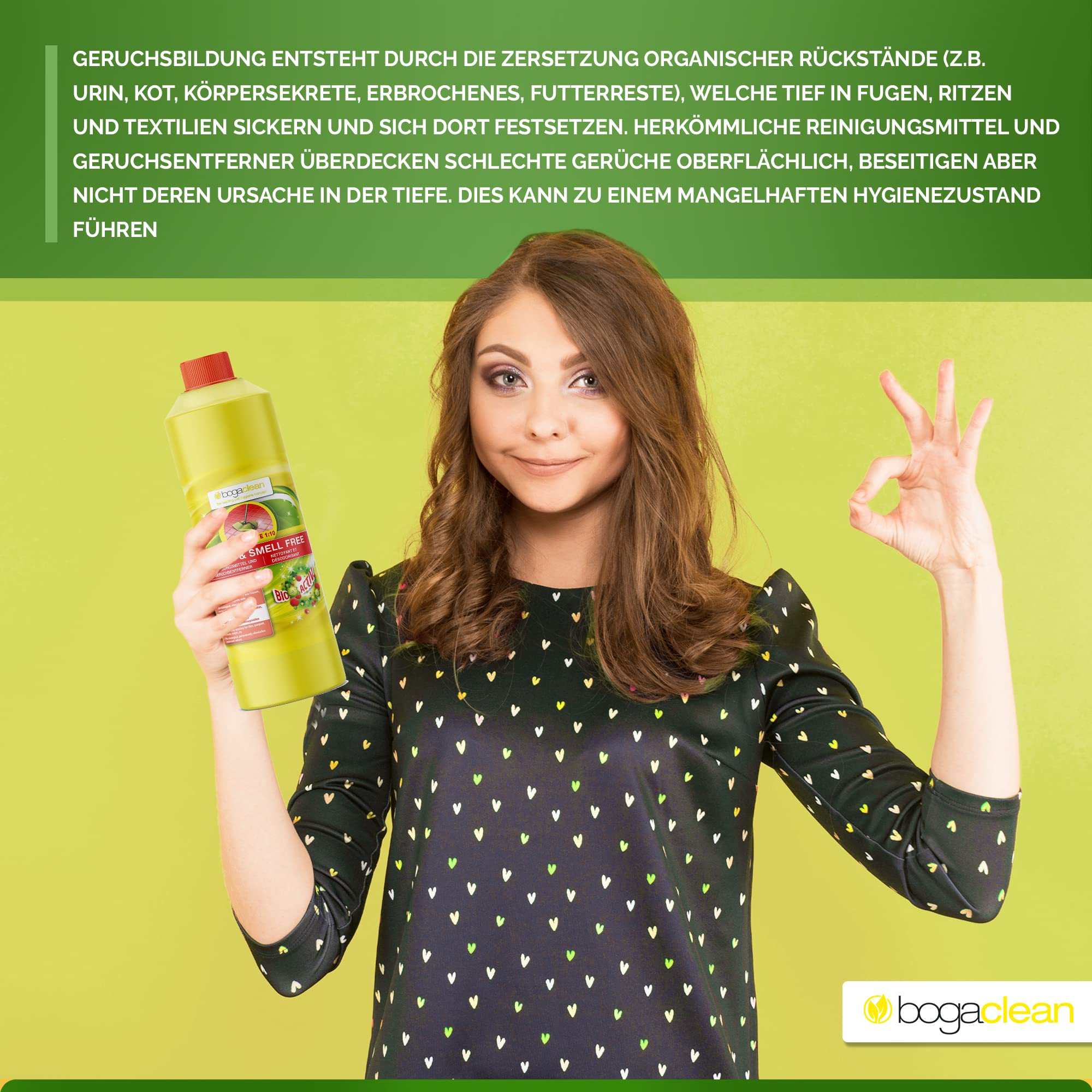 bogaclean czysty i bezzapachowy pojemnik na śmieci w sprayu