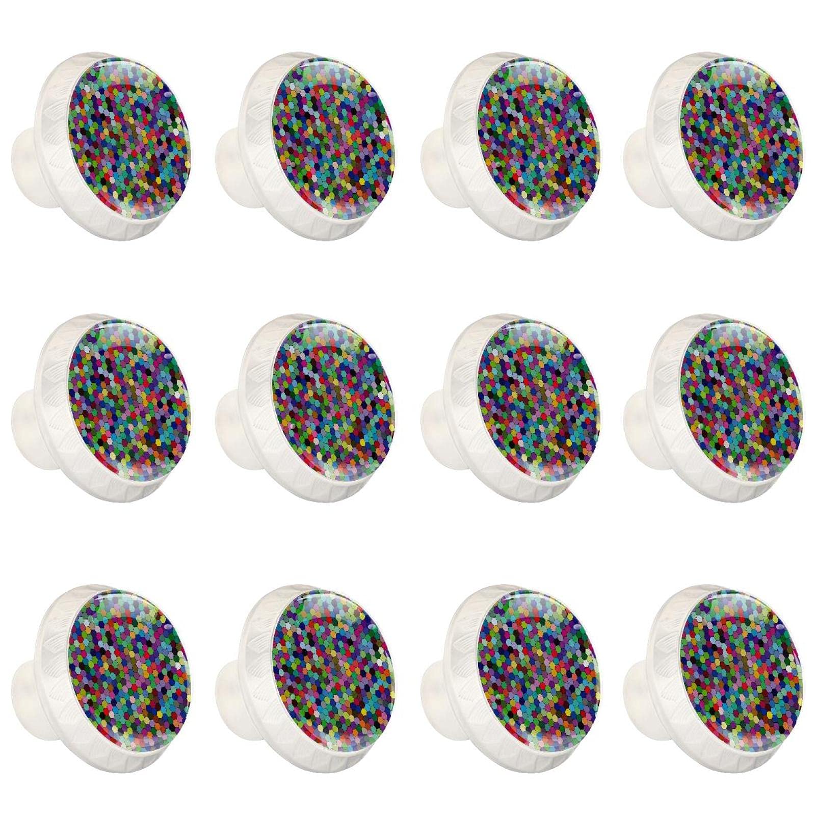 Boutons de cuisine ronds en mosaïque pour rénover facilement placard et commode