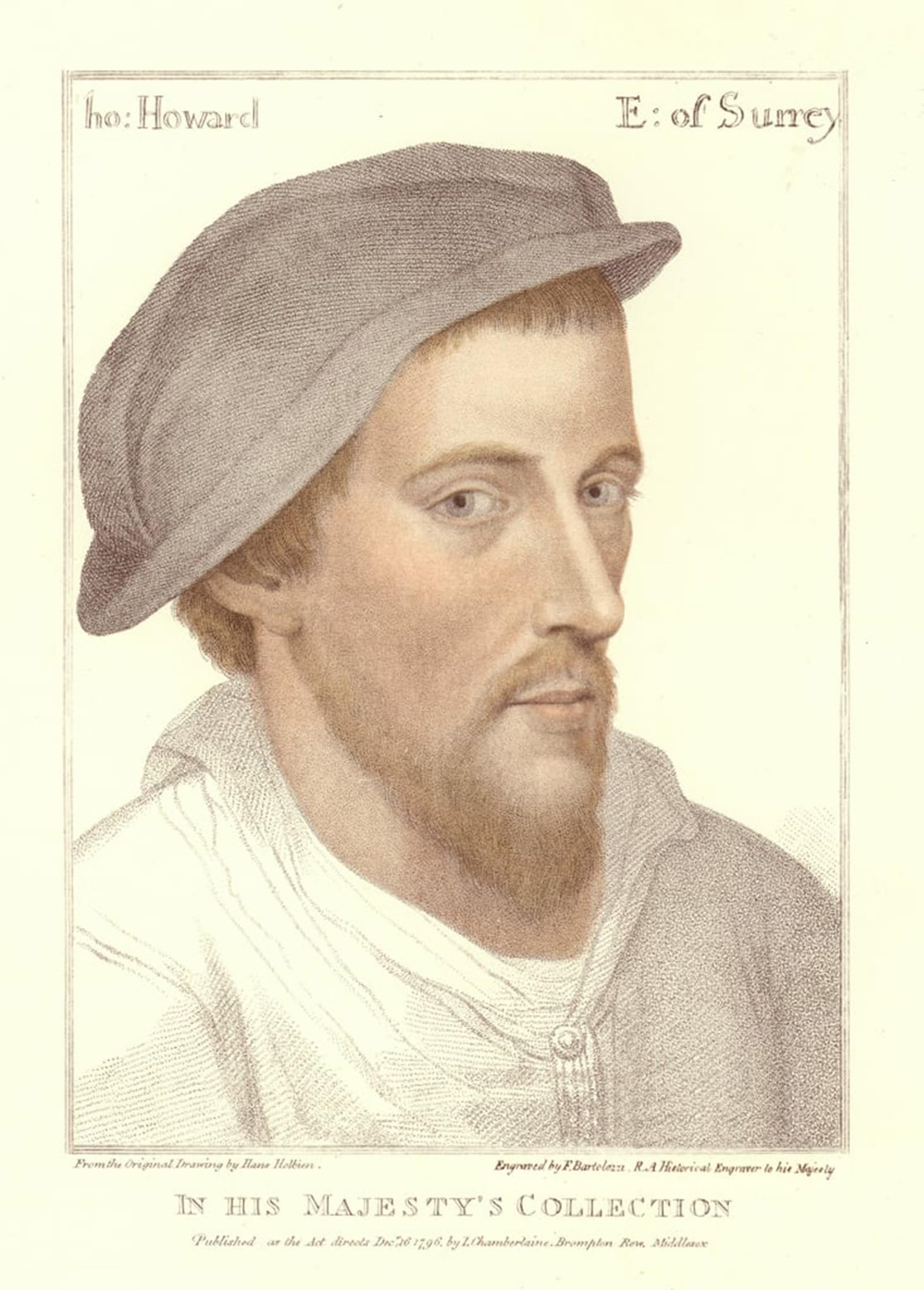 POSTERIIk Vintage Art Print Images Pictures Print Henry Howard Earl of Surrey by Hans Holbein Der Jüngere Modern Colour Posters for Office Home Decor 60x90cm