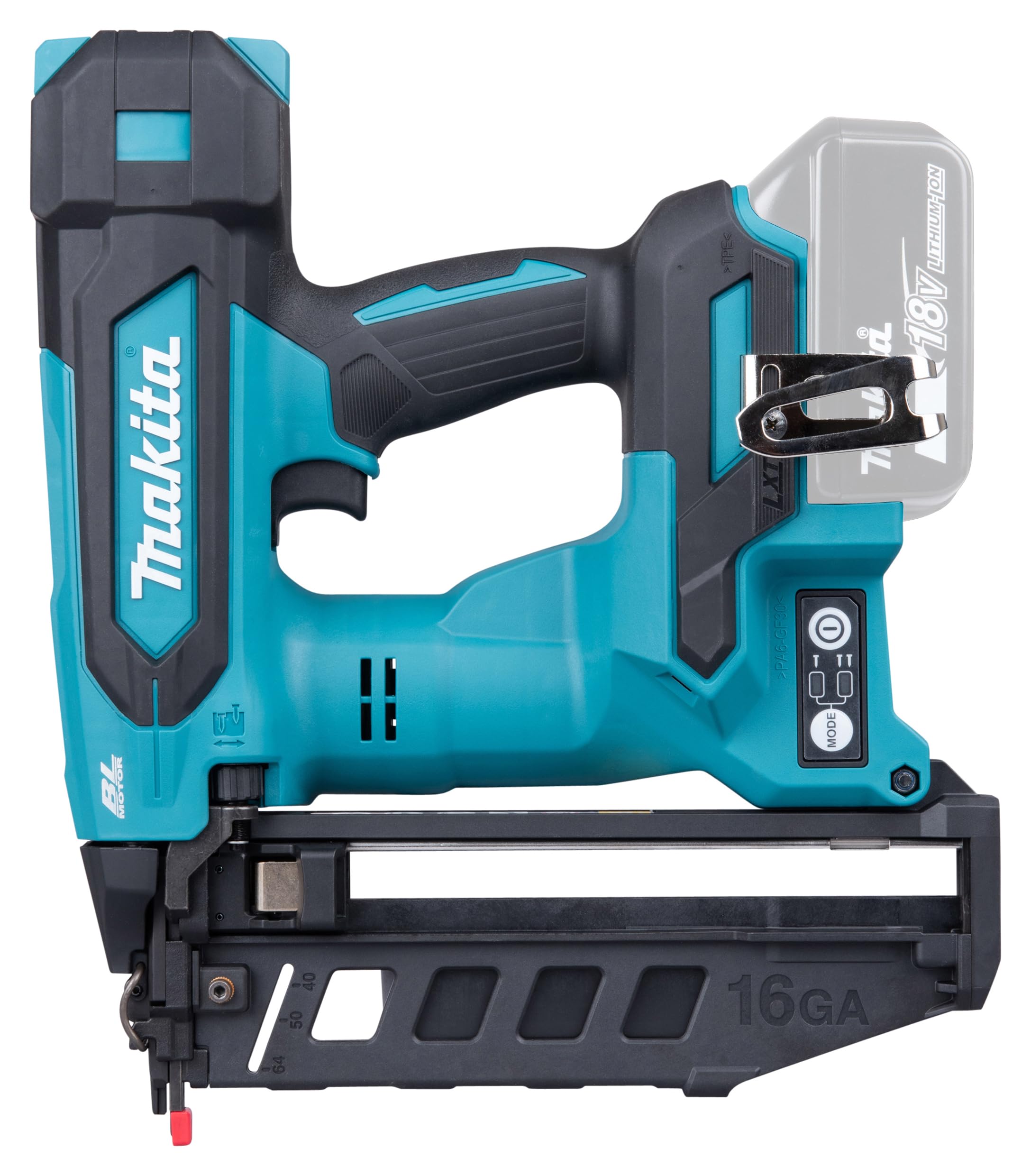 Makita DBN601Z gwoździarka akumulatorowa 18 V (bez akumulatora, bez ładowarki)