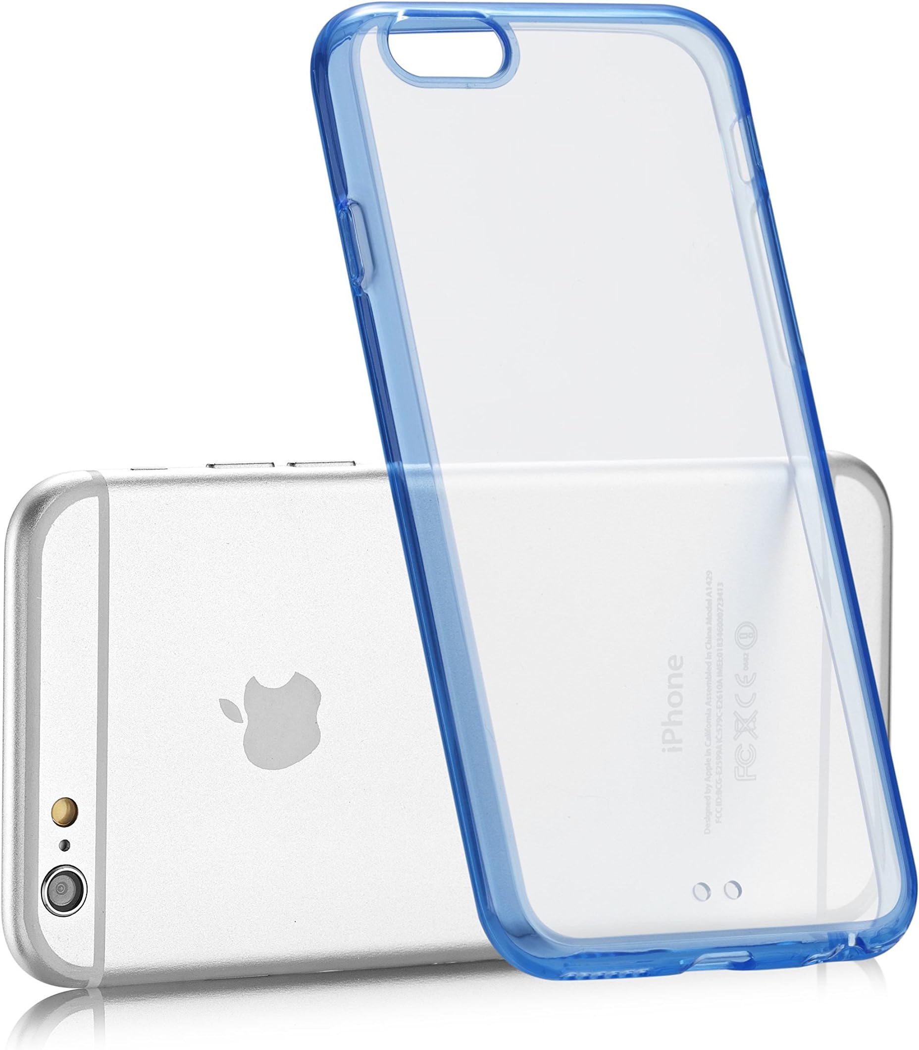 iPhone 6s/6 Case - icefox (TM) Hybrid Bumper Best Case Cover for iPhone 6s/6 4.7 inch - Ultra Slim Protective Carrying Case- Air Case Cushion Technology Corners (blue)