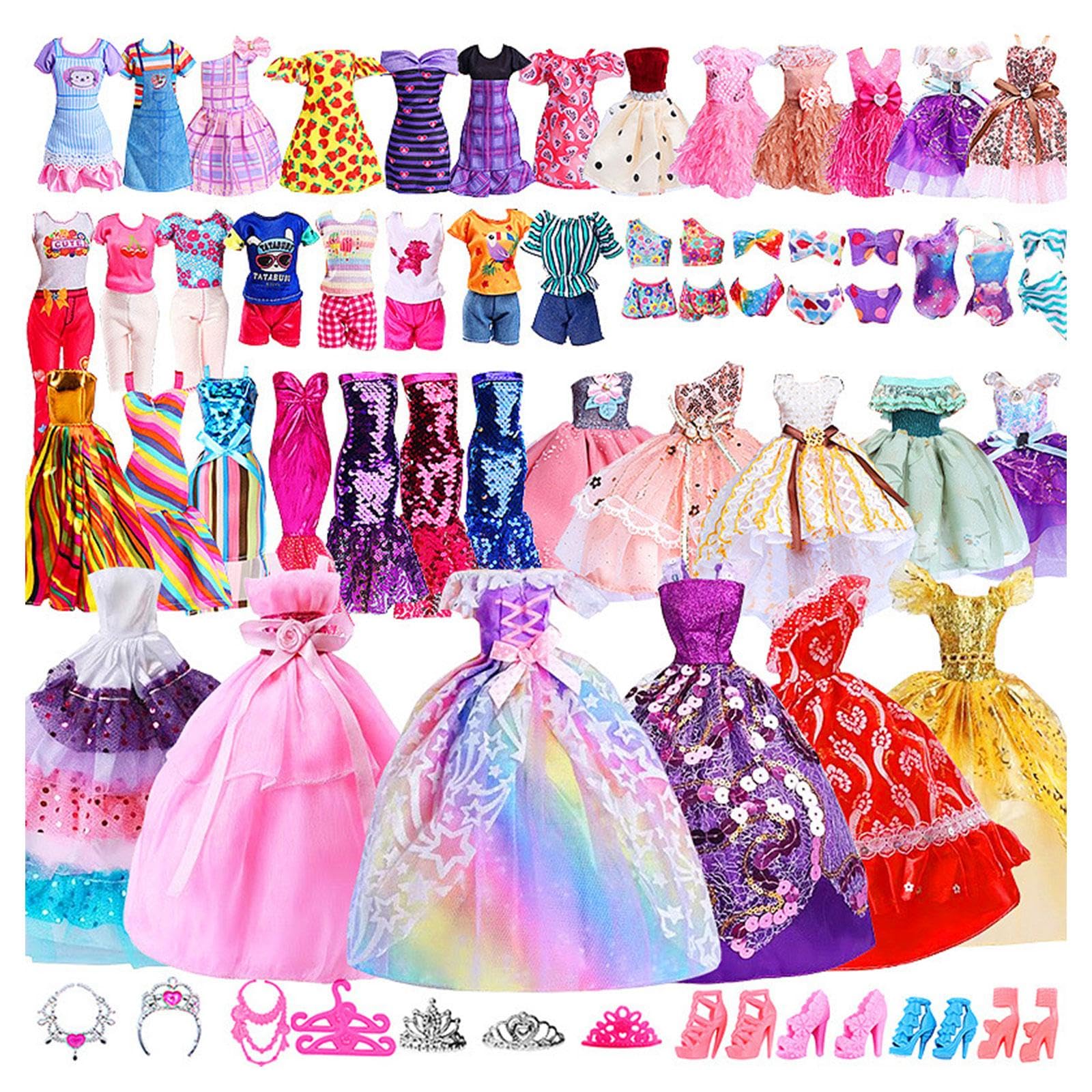 Qianly 60 Handgefertigte Kleidungsstücke Und Accessoires für 30 cm (12 Zoll) Große Puppen