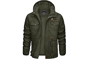 CRYSULLY Men's Full Swing Winter Casual Jacket