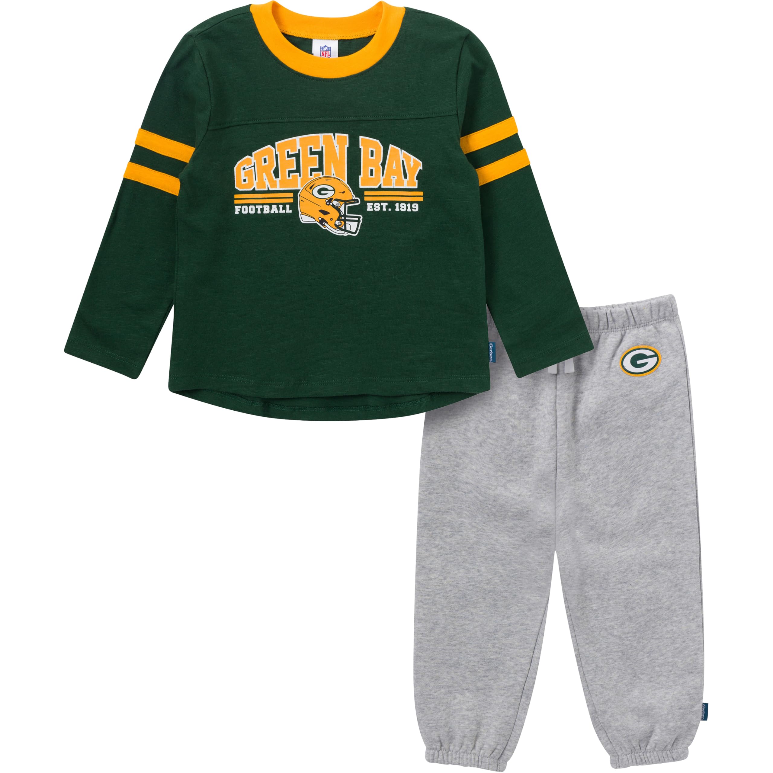 Gerber Unisex Baby Nfl Team Shirt And Sweatpant Set NFL 2-teiliges Set