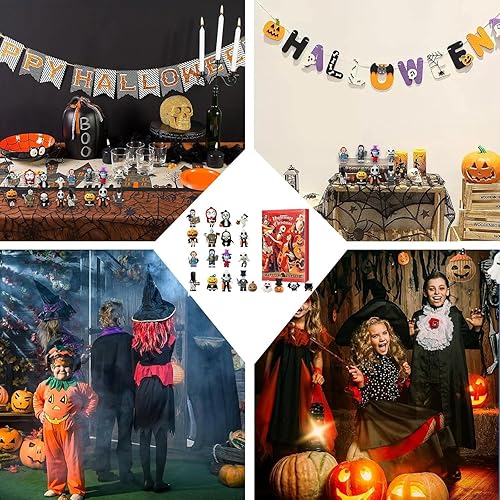Miniatura 6 de El calendario de Adviento de Halloween contiene 24 regalos, calendario de Adviento de Navidad 2025, calendario de Adviento de cuenta regresiva,