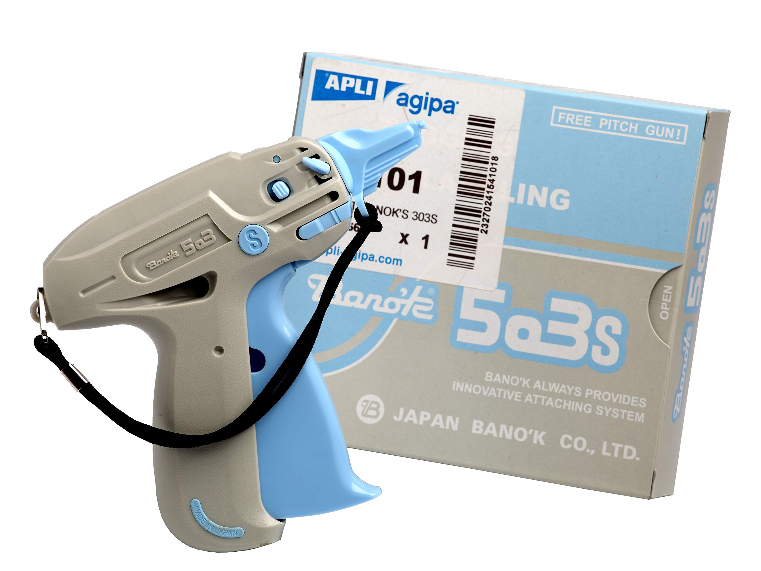 Apli 154101 Pistolet Textile Banok's 503 S, Gris/Bleu