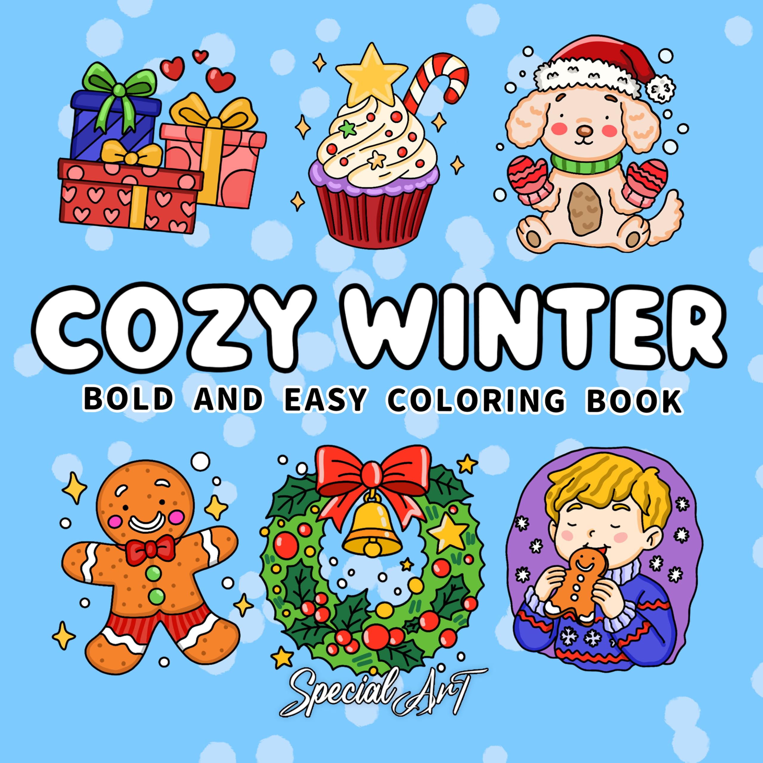 Cozy Winter: Coloring Book for Adults and Teens with Hygge Moments, Warm Drinks and Relaxing Snowy Scenes (Relax and Color)