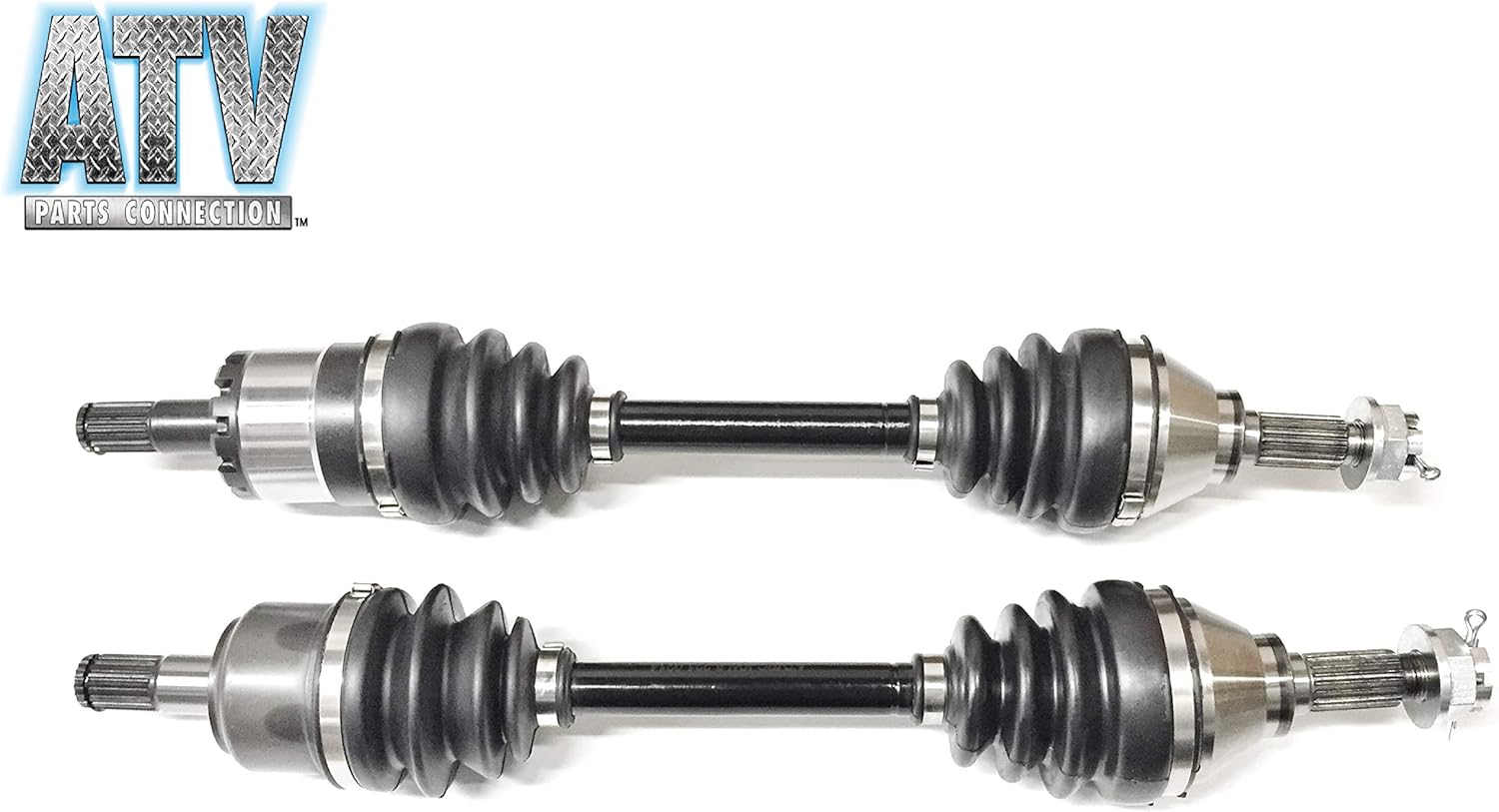 Precision Front CV Axles for Kawasaki 59266-0021 59266-0022 Left & Right Quality Tested Heat-Treated 4140 Chromoly Steel Exact Fit ATVPC