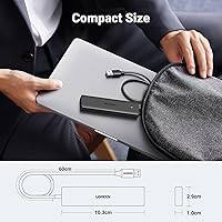 Vista 5 de UGREEN Hub USB 3.0, Expandidor Ultradelgado de 4 Puertos USB A para Teclado, Ratón, Unidad Flash, Disco U, Impresora Compatible con Laptop, PC