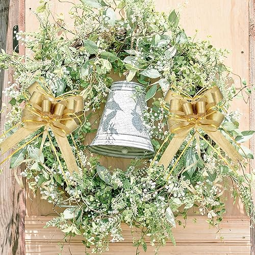 Miniatura 43 de WEWILUCK Lazos de regalo para regalos, lazos rosas para envolver regalos, lazos de regalo con cinta para bodas, despedidas de soltera y decoración