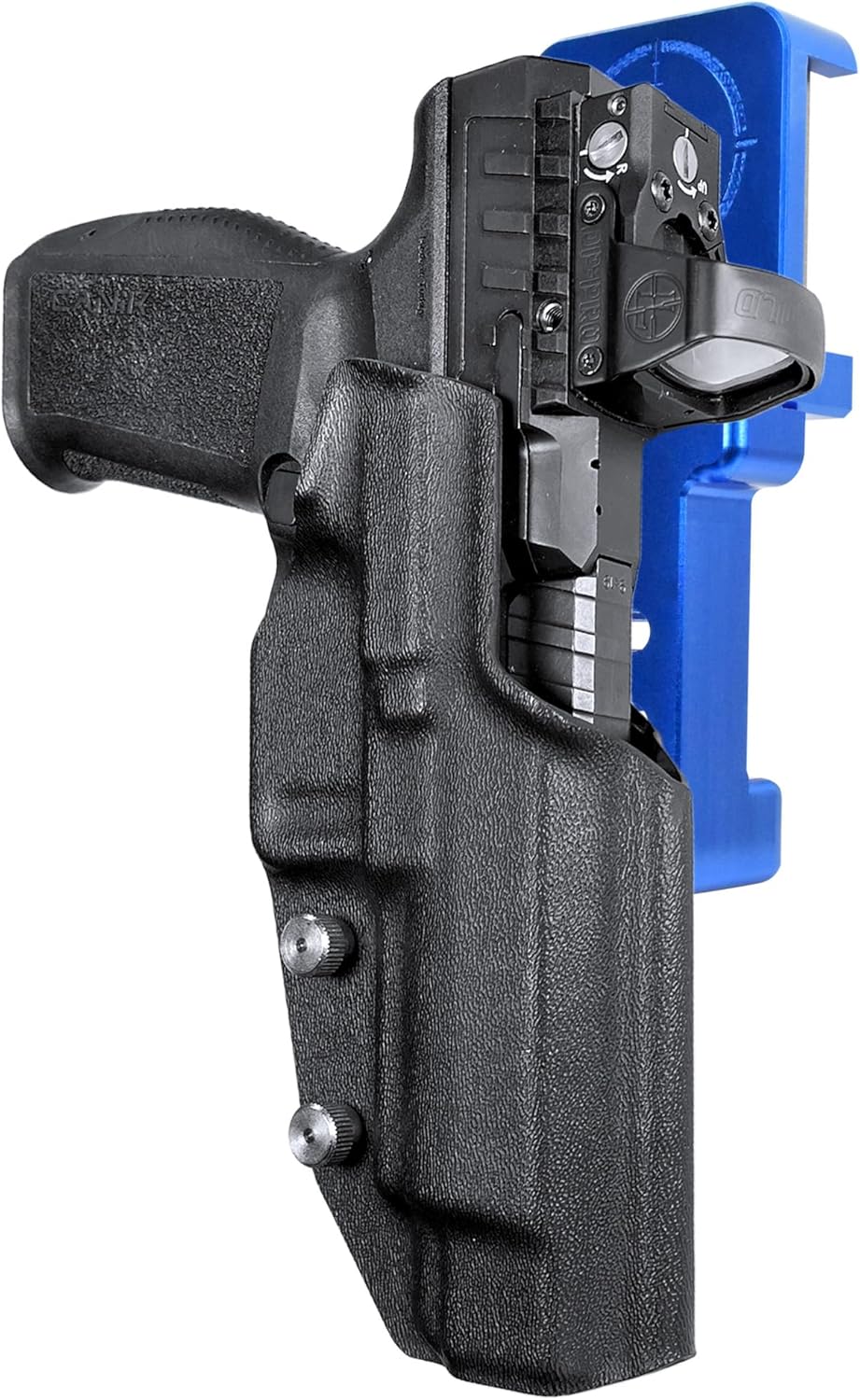 Alloy Competition Holster OWB Fits Canik SFX Rival Outside The Waistband Carry Gun Holster Kydex American Made OWB Aluminum Belt Attachment