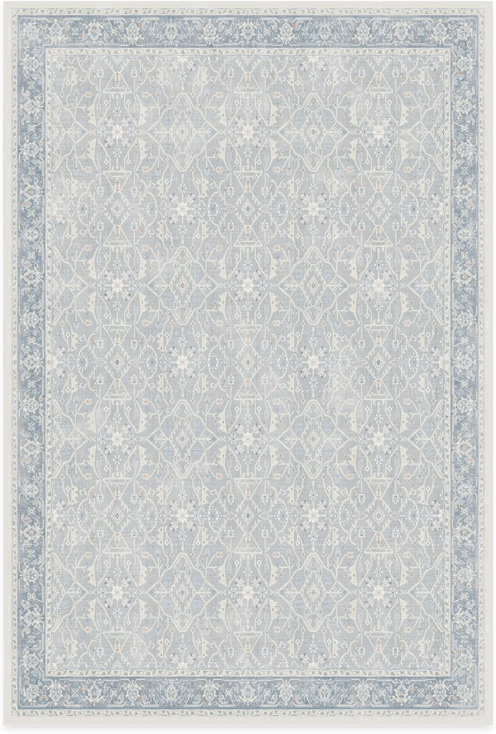 RUGGABLE Celestine Washable Rug Vintage Area Rug for