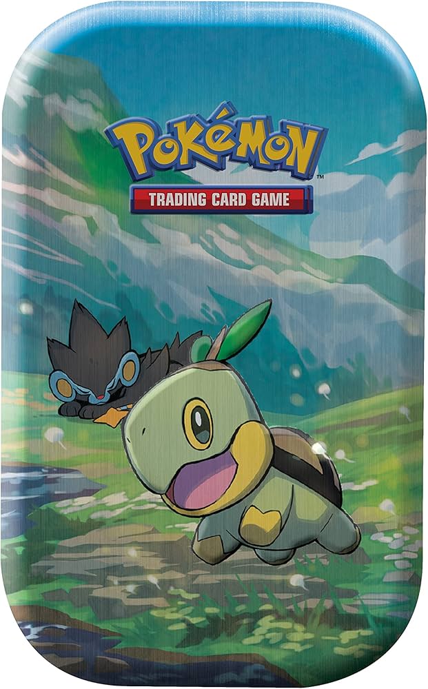 Amazon.com: Pokémon TCG: Sinnoh Stars Mini Tin - Turtwig, Luxray