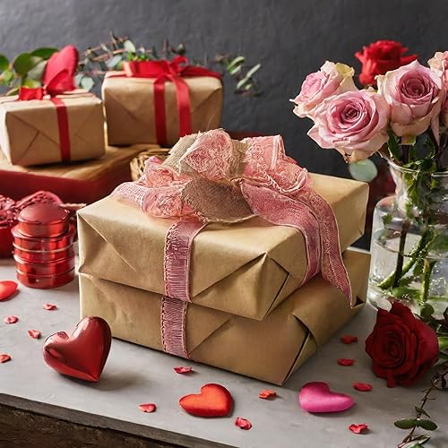 Miniatura 2 de Juvale Rollo de papel para tablón de anuncios, 12 pulgadas x 100 pies, papel de regalo de correo marrón para embalaje y embalaje de cartón,