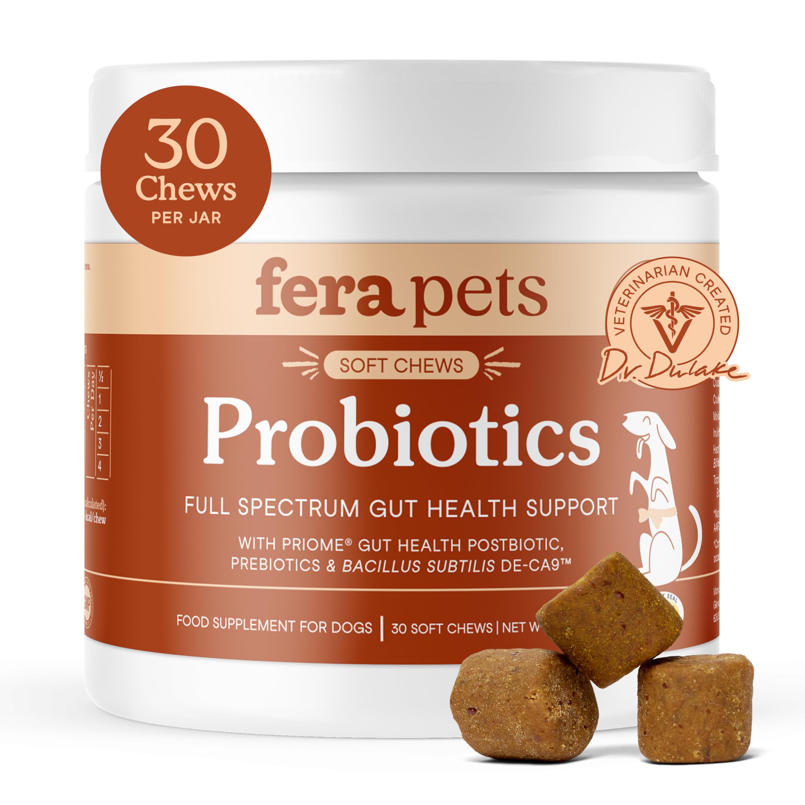 Fera Pets Probiotic Soft Chews for Dogs