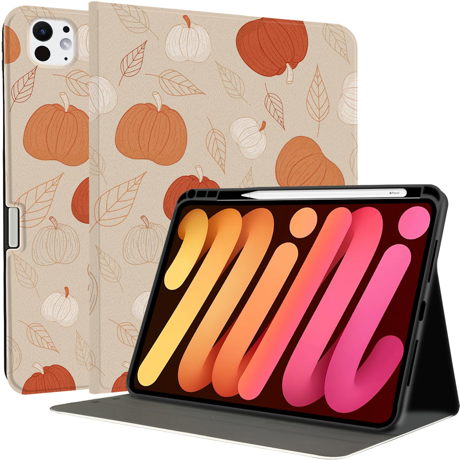 Coque rigide iPad Pro 2024 M4 11 pouces édition d'art faite main d'automne - 8