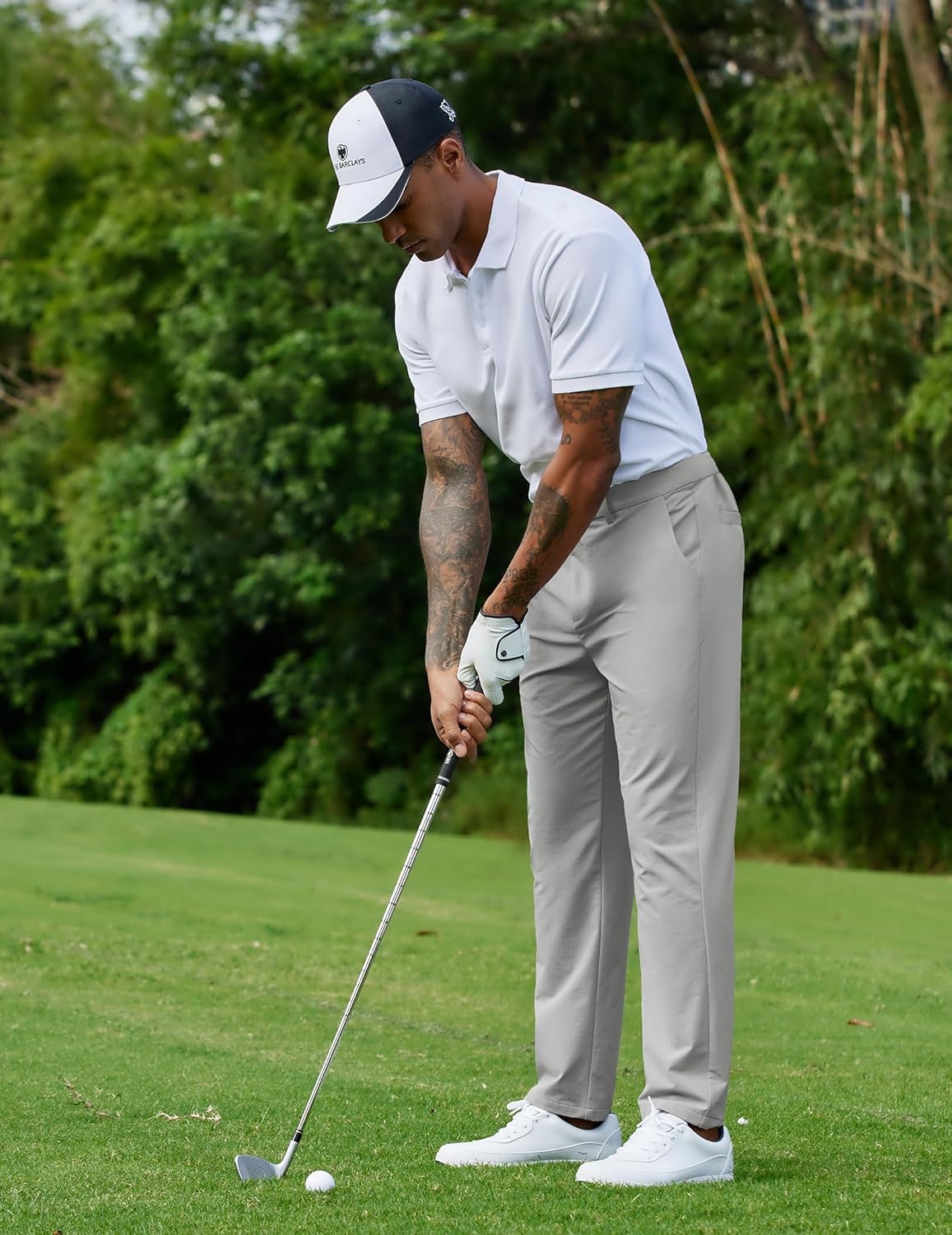 COOFANDY Calça social masculina de golfe elástica para trabalho, secagem rápida, leve, casual, justa, com bolsos em promoção! Veja a oferta e mais achadinhos de Calças 2 Hoje é o melhor dia para comprar COOFANDY Calça social masculina de golfe elástica para trabalho, secagem rápida, leve, casual, justa, com bolsos com aquele preço maroto! Promoção! Aproveite a oferta! 2