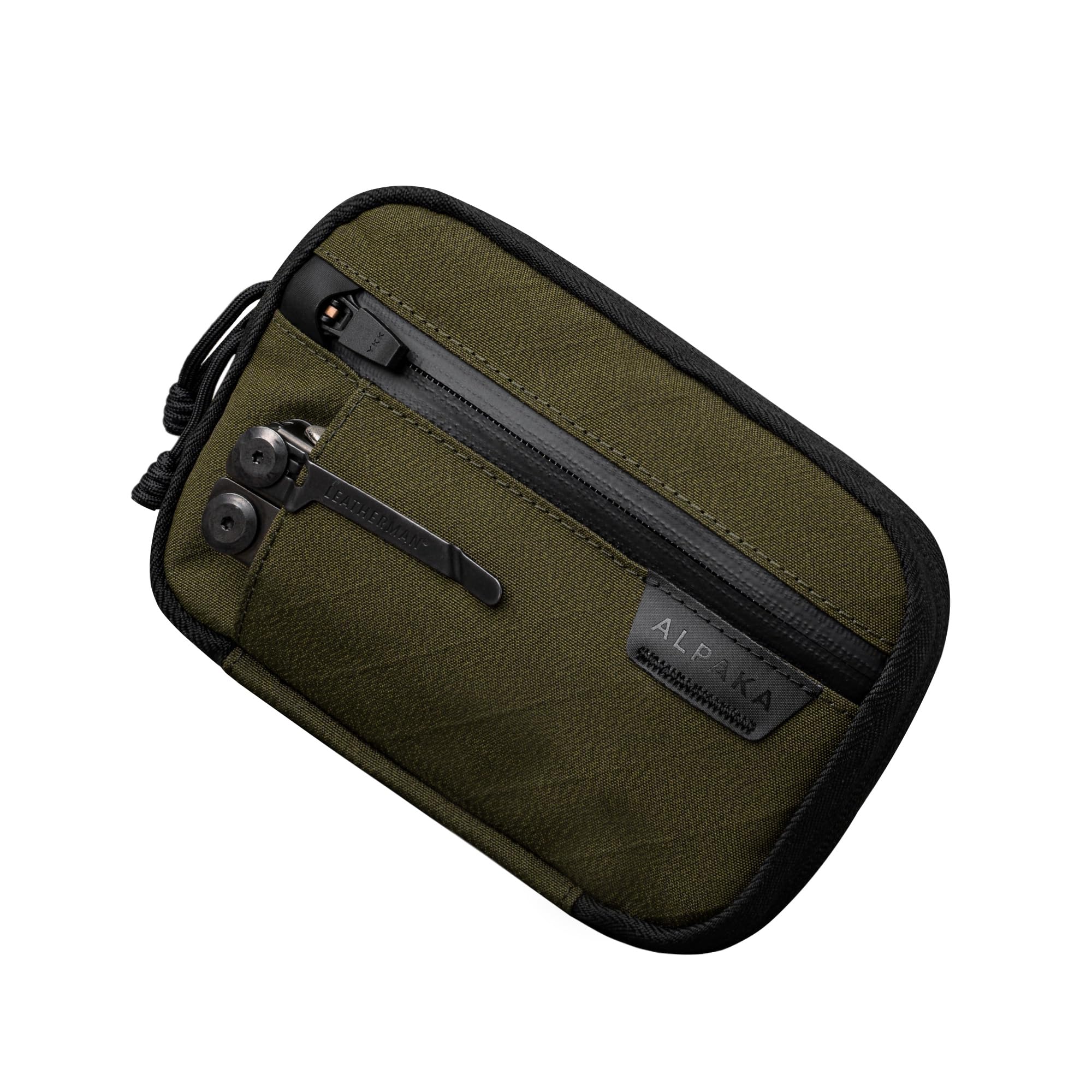 ALPAKA Admin Pouch Pro, Petit Sac EDC Pochette Organisateur, Organiseur de Sac à Outils EDC, Résistante à l'eau Sac de Rangement, Petit Sac à Outils Multi avec 10 Poches pour Couteau Stylo