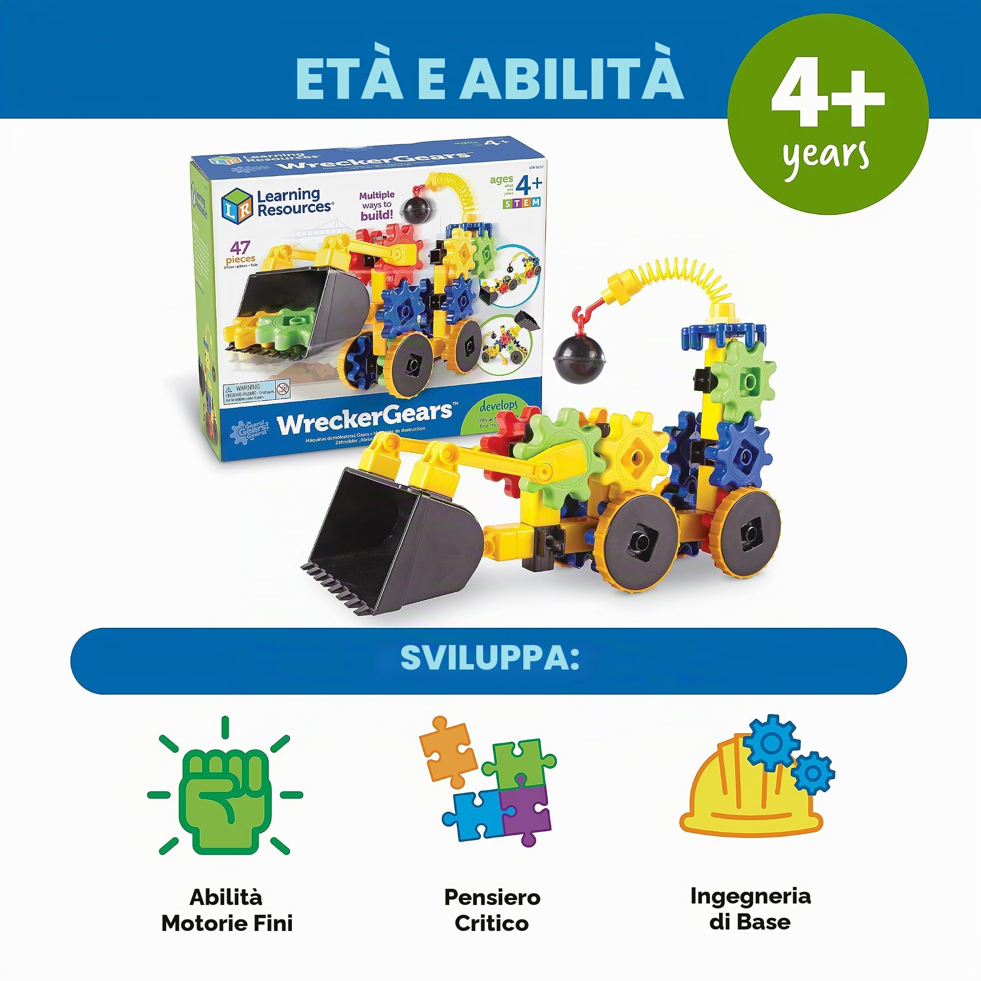 Learning Resources WreckerGears, Gears Gears Gears
