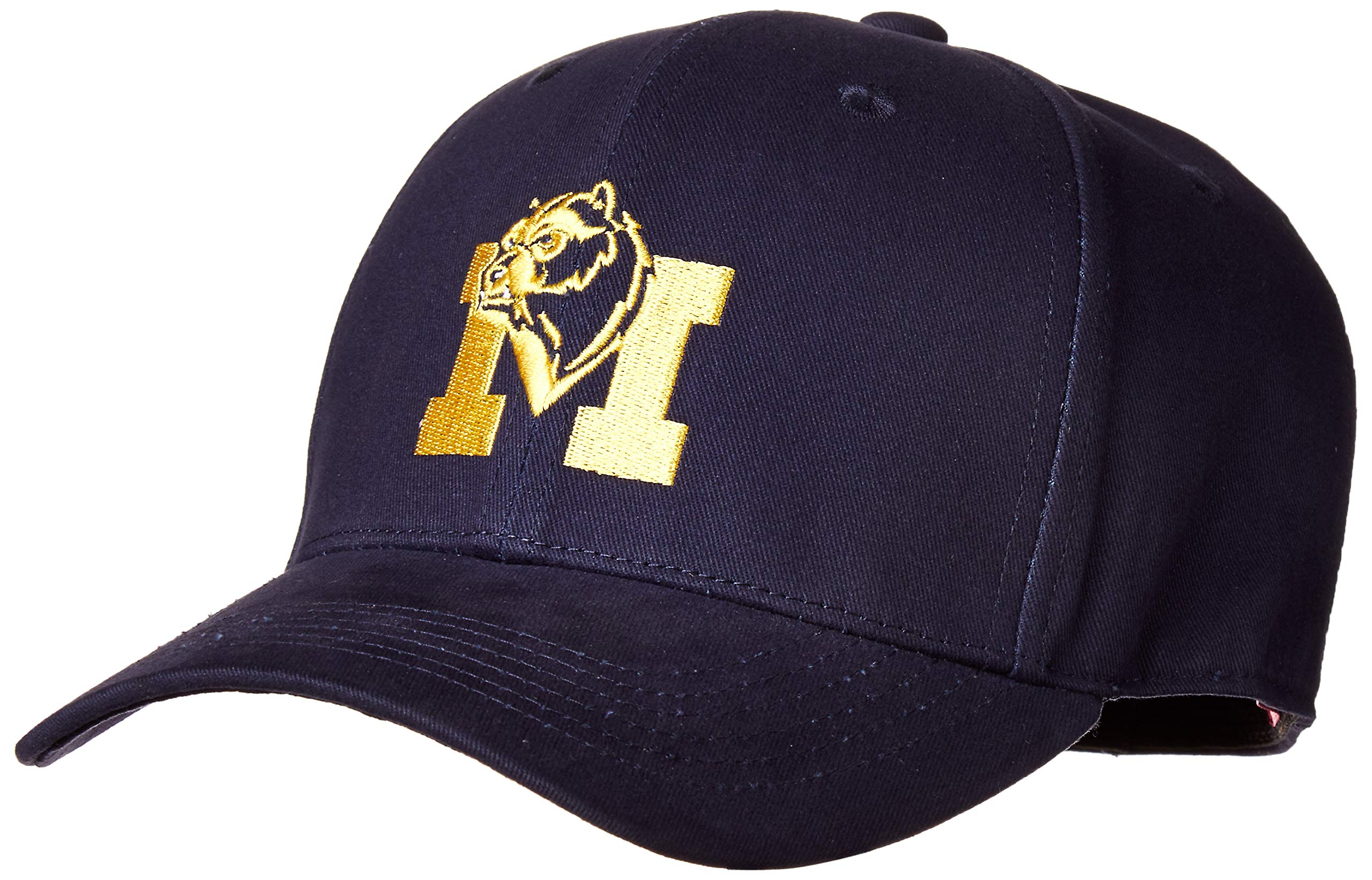 proSPORT Michigan Wolverines Adult Unisex Blue Cotton Fitted Baseball Cap