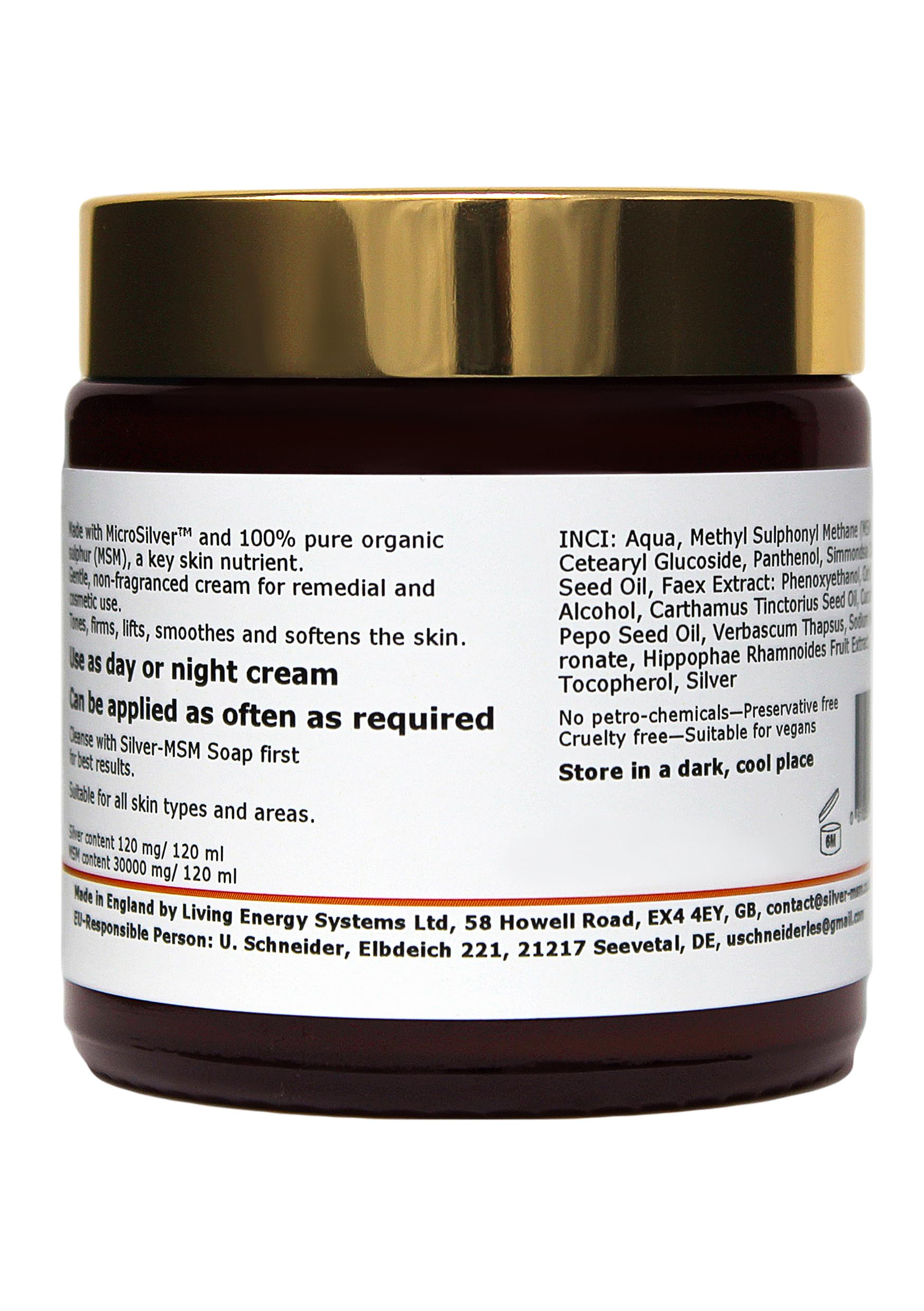 Silber-MSM Regeneration 5in1 Creme 120 ml