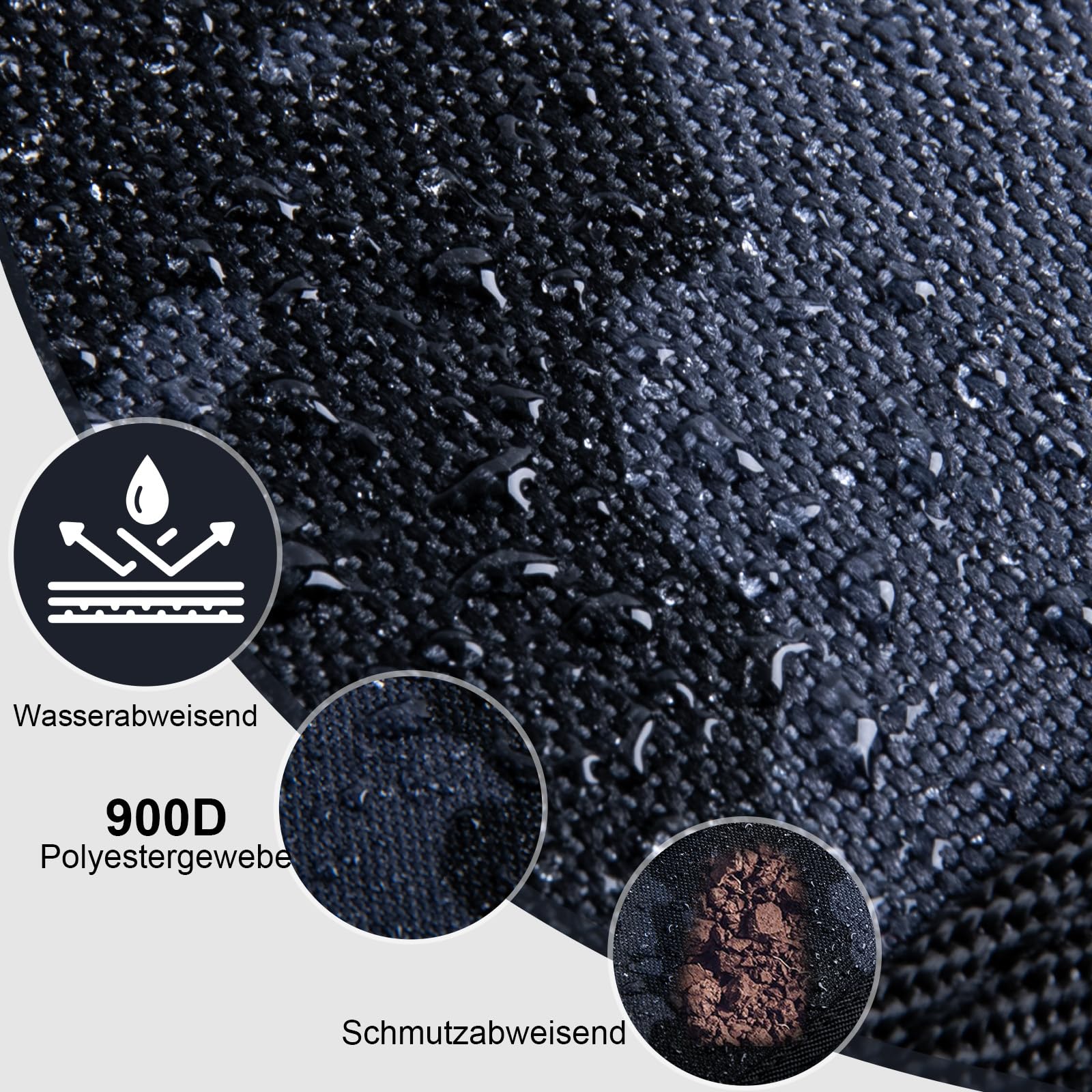 Goture Mochila de pesca con 4 cajas de cebo de pesca, mochila de 45 litros con dos soportes para cañas y protector de lluvia, tela Oxford 900D, bolsa impermeable para aparejos de pesca con