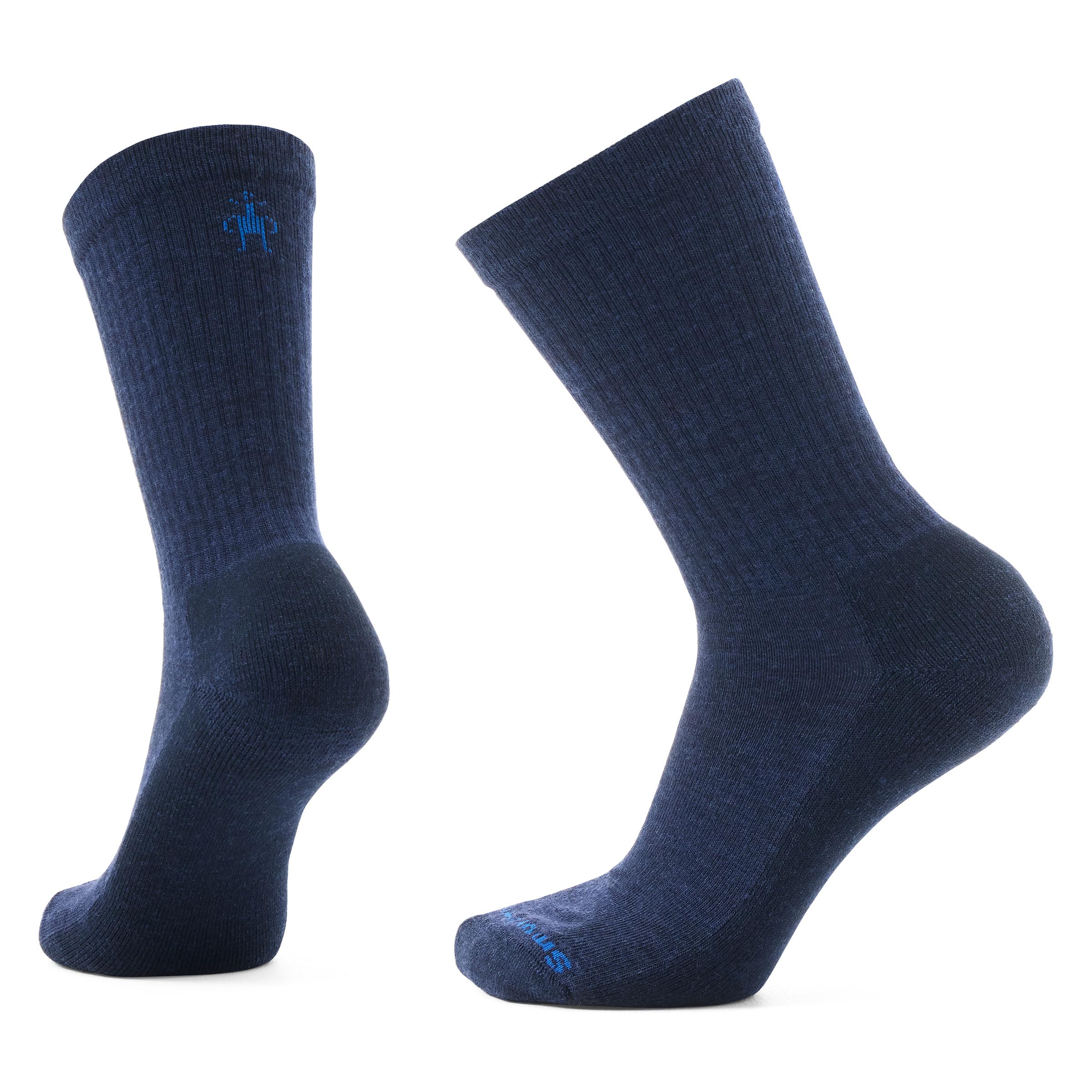 Everyday Solid Rib Crew Socks For Men and Women