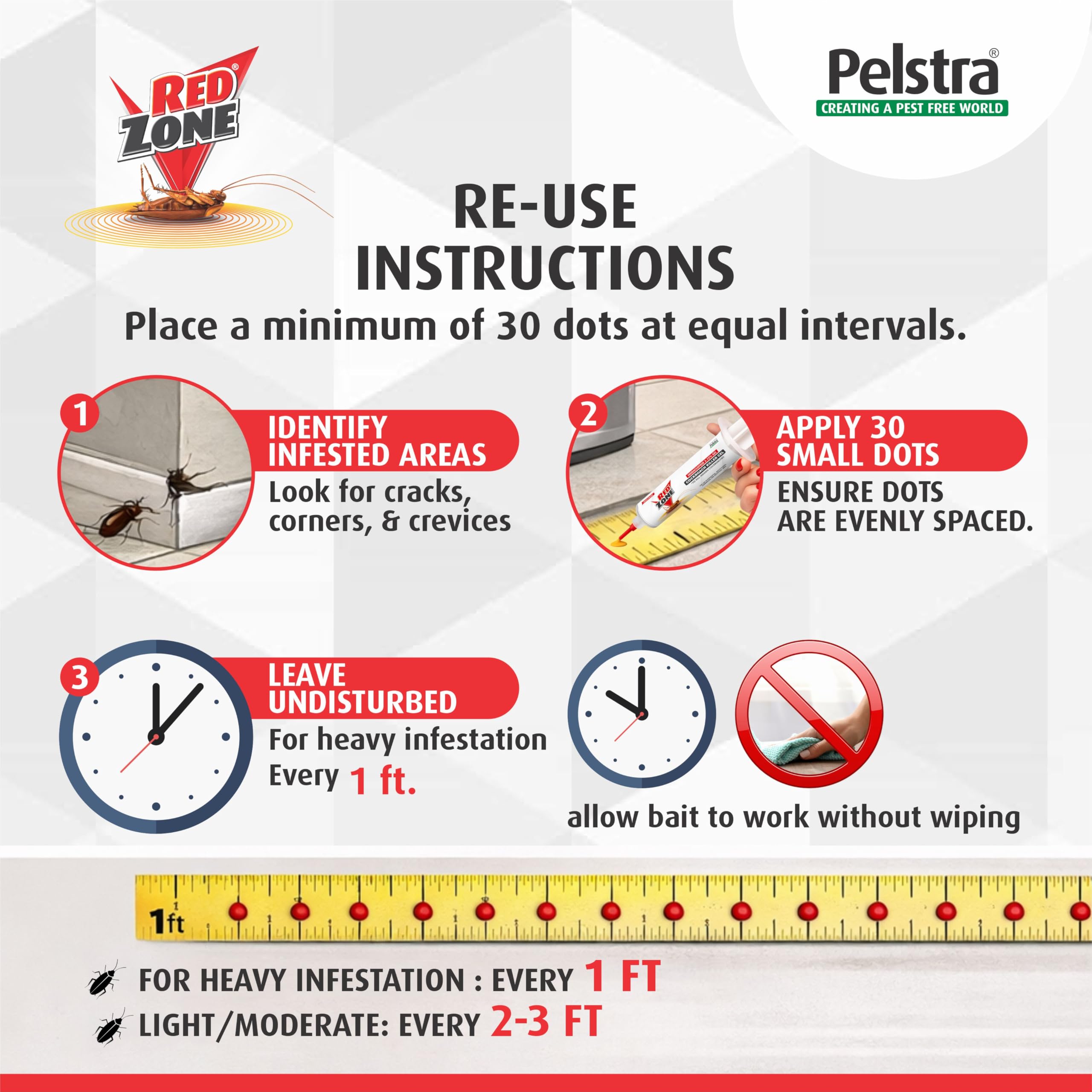 RedZone Roach Killer Gel - Eliminate Cockroaches -5