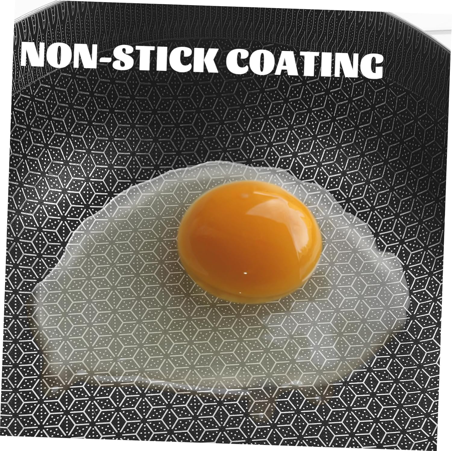 1Pc Stainless Steel Non Stick Saucepan Honeycomb Design for Versatile Cooking Ergonomic Heat Resistant Handle Saucepan for Frying Stewing and Heating
