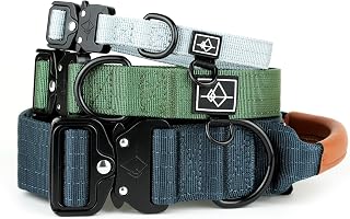 Made to ROAM Premium Heavy Duty Dog Collar - Adjustable 1000D Nylon with Quick-Release Metal Buckle, Weatherproof (Colorado Nightsky, Size 4)