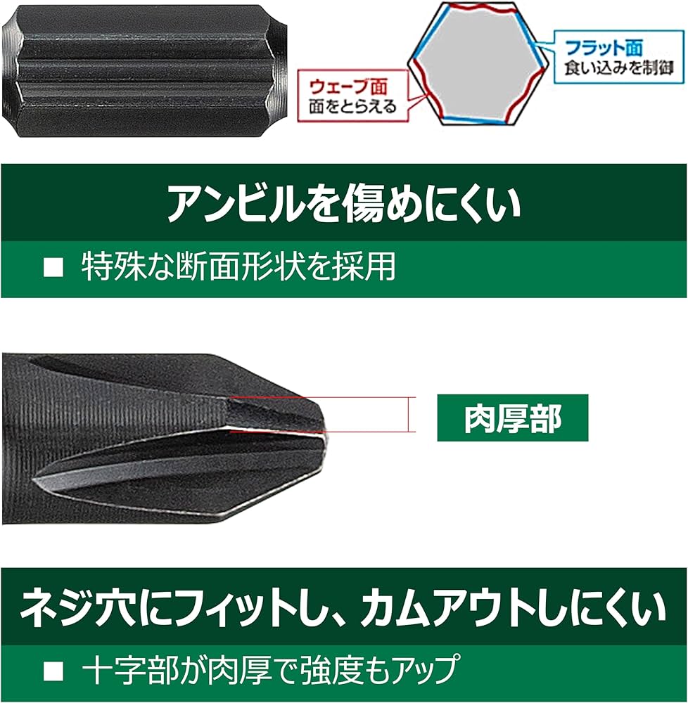 Amazon | HiKOKI(ハイコーキ) トーションビット 力こぶ