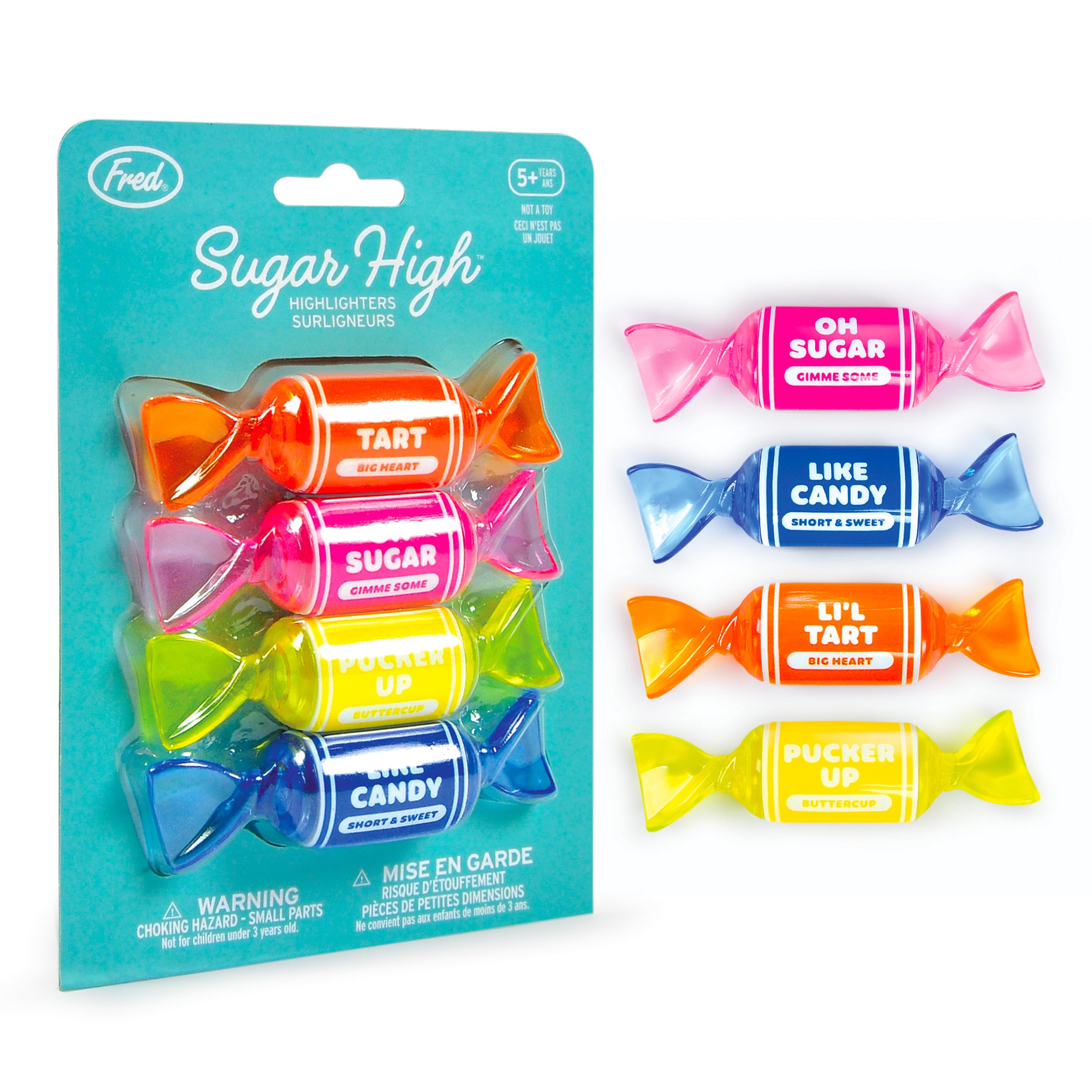 Genuine Fred SUGAR HIGH - CANDY HIGHLIGHTERS, Assorted