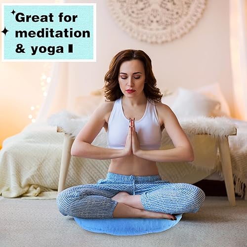 Miniatura 5 de Gerrii 12 cojines de suelo flexibles para el aula, cojines flexibles para niños en casa, escuela, aula, guardería, guardería (color brillante,