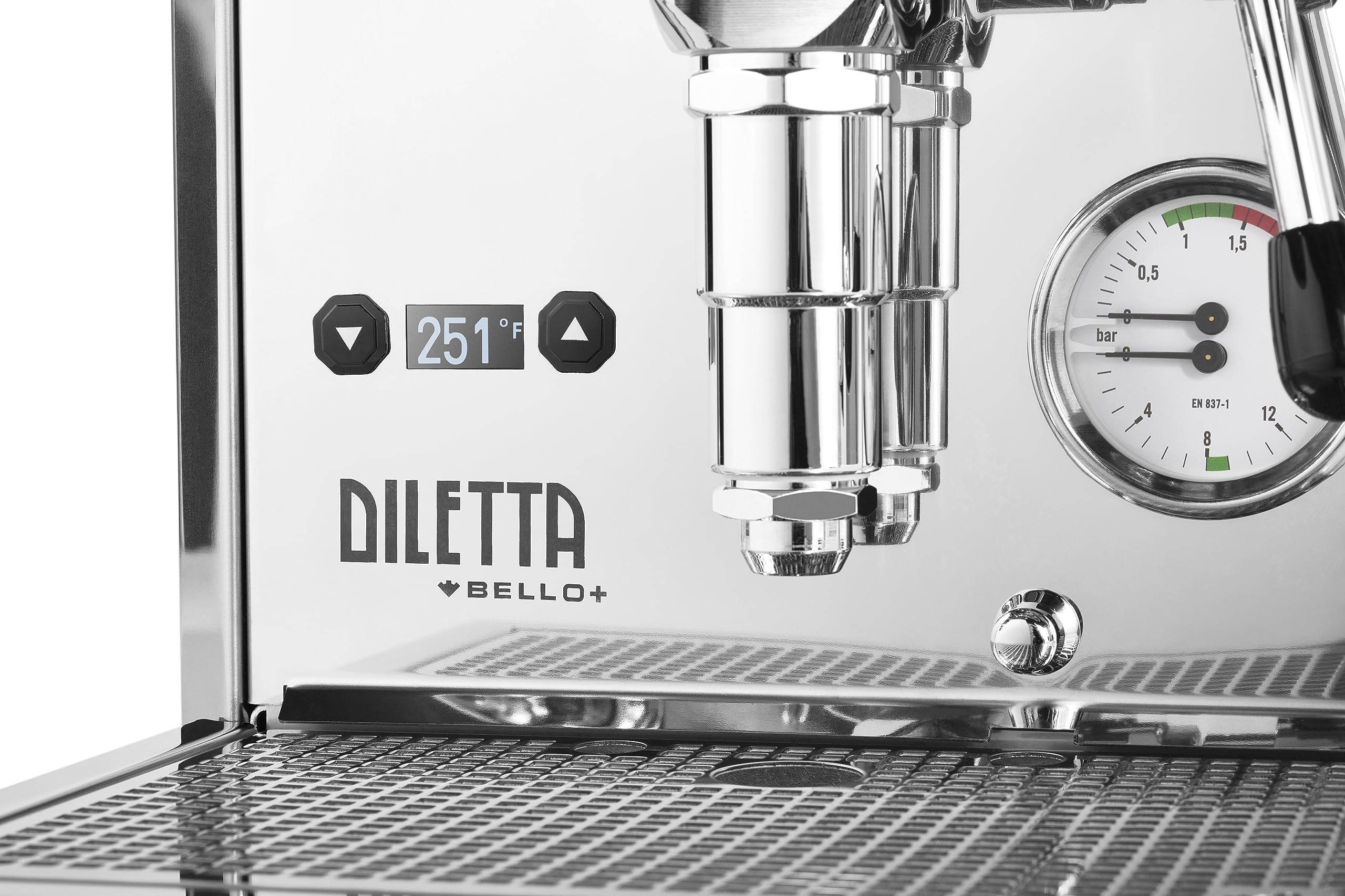 Diletta Bello+ Espresso Machine (Stainless Steel) view 5