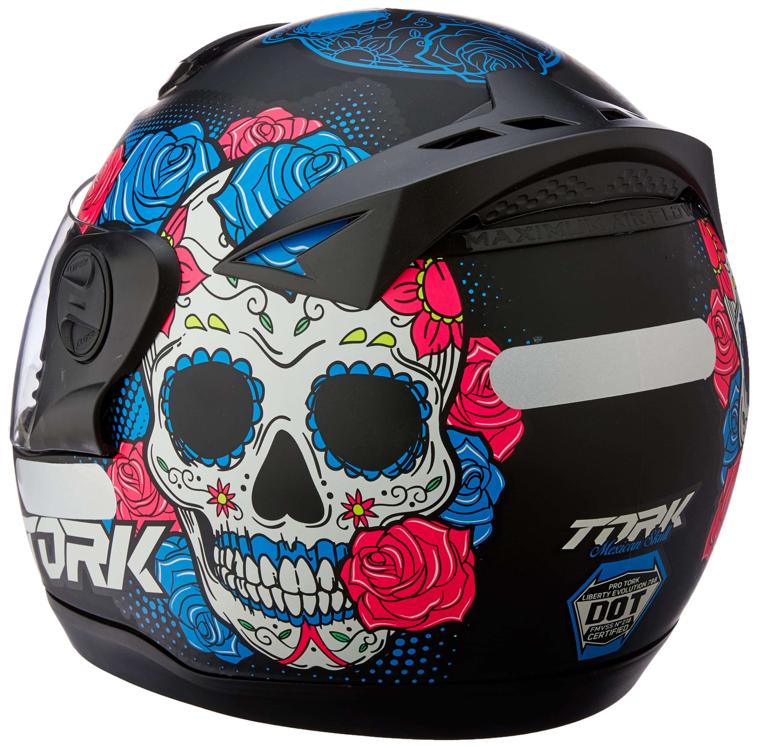 HEAD　170cm　SUPERSHEPE e-ORIGINAL CAPACETE FECHADO PRO TORK EVOLUTION 788 G7 MEXICAN SKULL FOSCO
