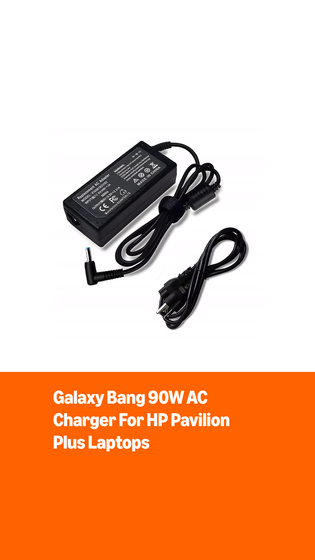 Amazon.com: 90W AC Charger Fit for HP Pavilion Plus 16t-ab000, 16t