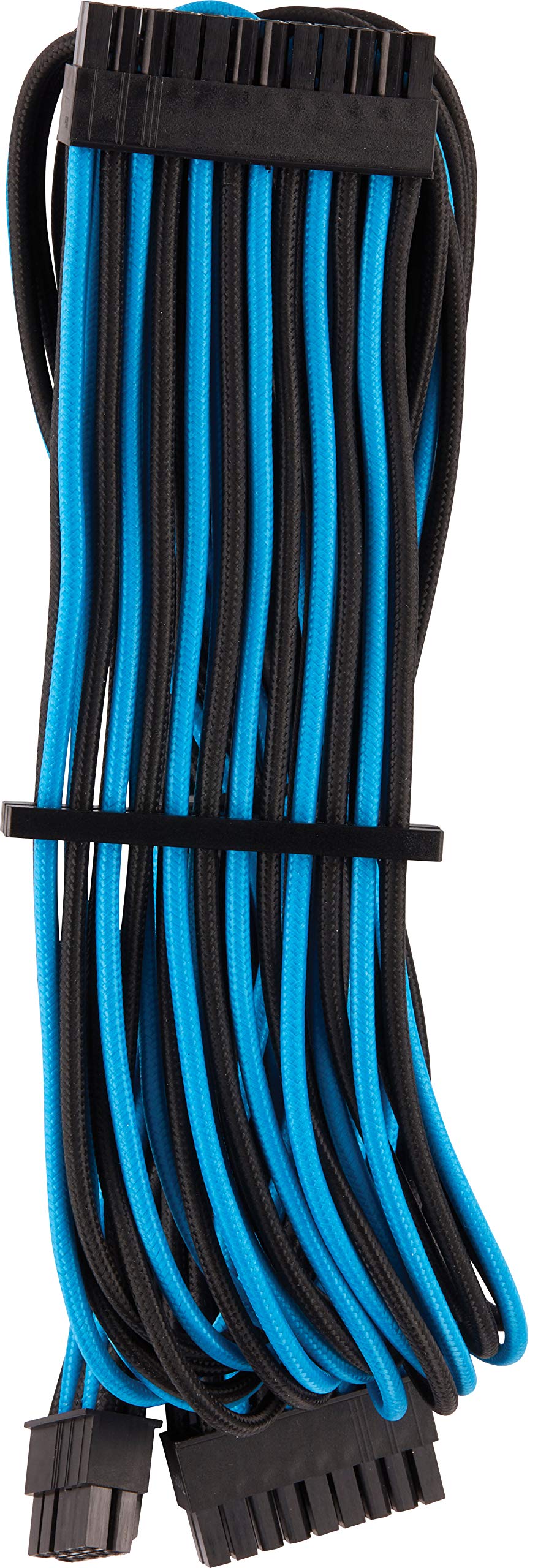 Corsair Premium Individually Sleeved ATX 24-Pin Cable Type 4 Gen 4 – Blue/Black PSUs