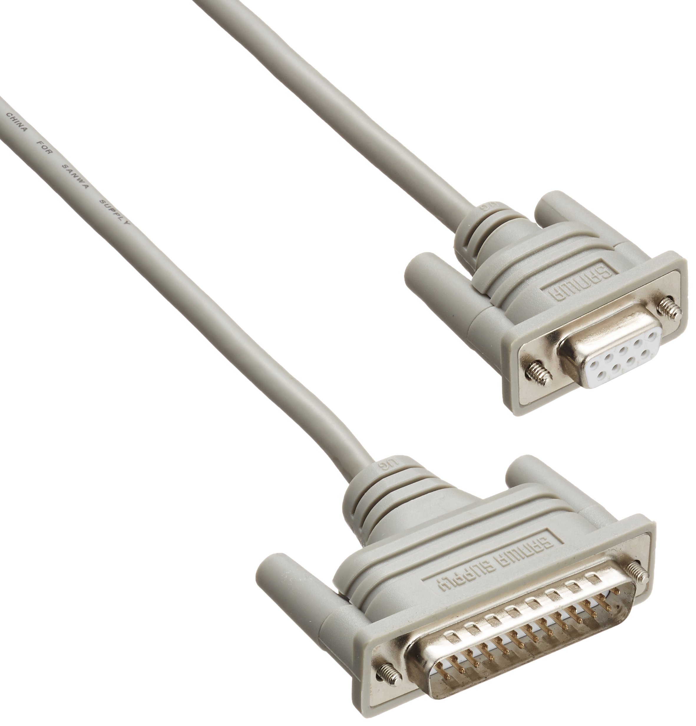 SANWA Supply KRS-413XF1K RS-232C Cable, 1.5M