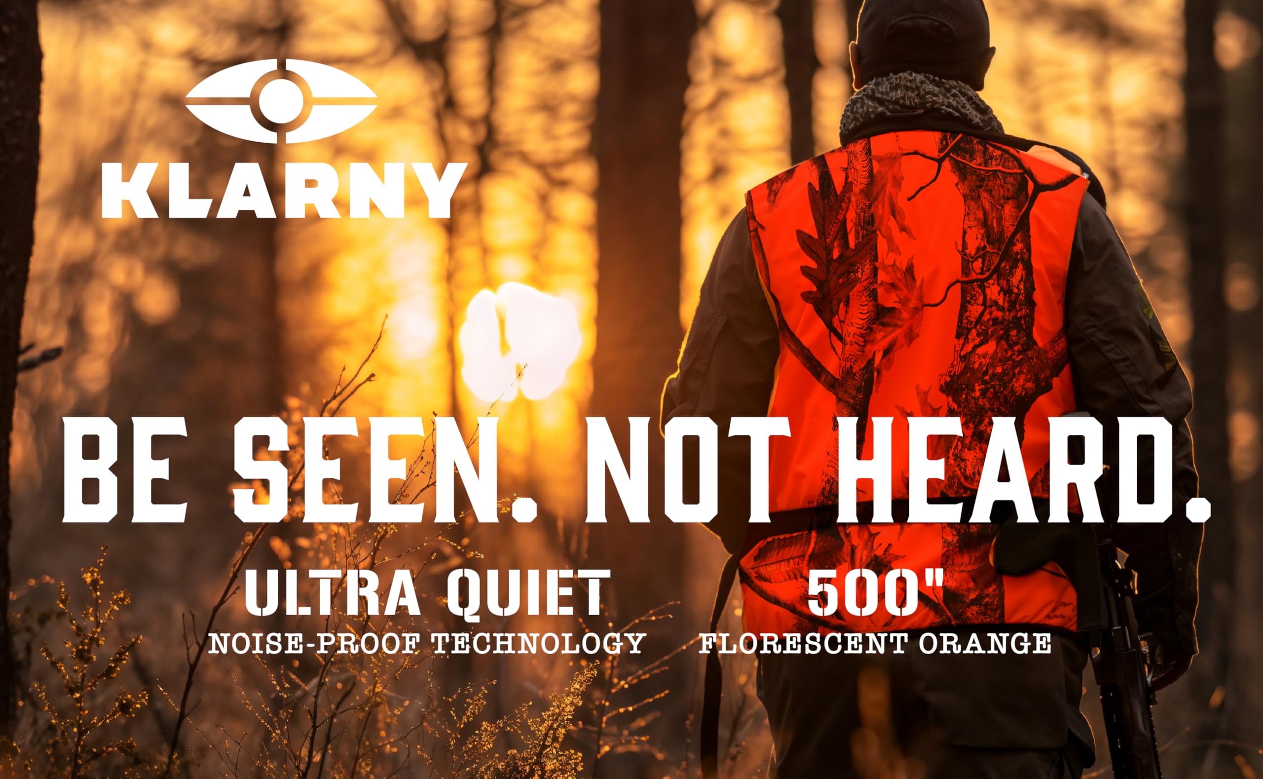Klarny Outdoors Blaze Orange Deer Hunting wodoodporna kamizelka bezpieczeństwa dla mężczyzn, kobiet i dzieci, Blaze Orange, XXL