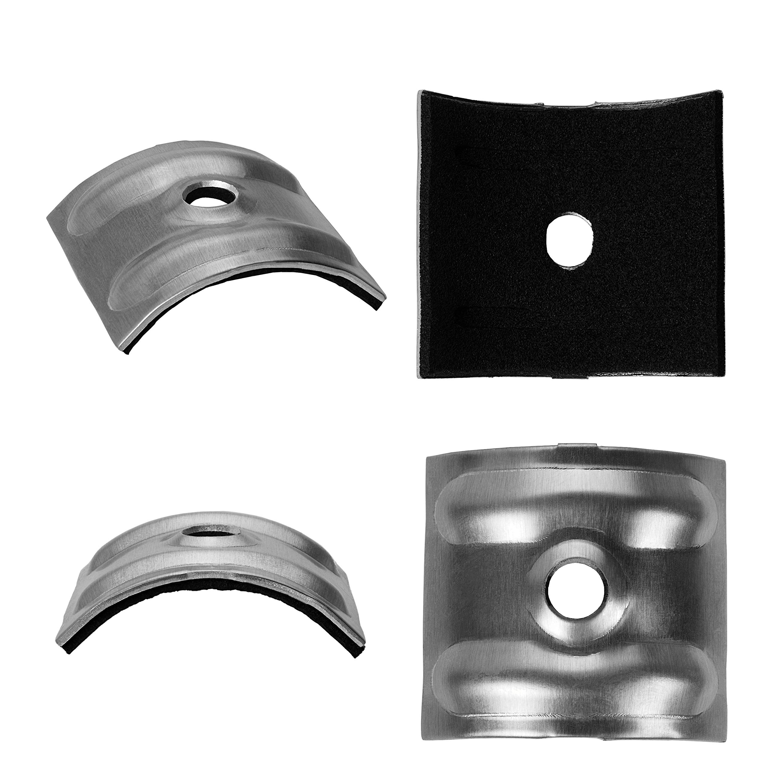 200 Kalotten blank Aluminium 24° für Sinus Profil 76/18 Wellplatten Lichtplatten