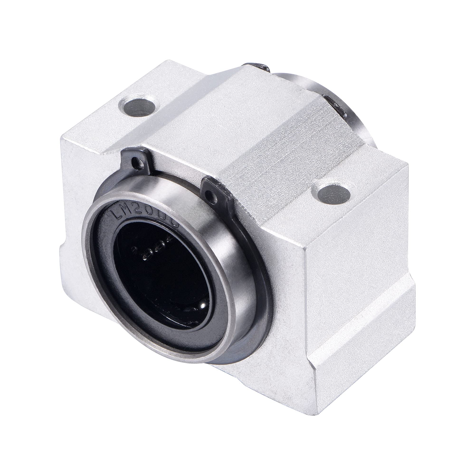 uxcell SCV20UU Linear Rodamiento de bolas Bloque de diapositivas, diámetro de 20 mm 4 piezas