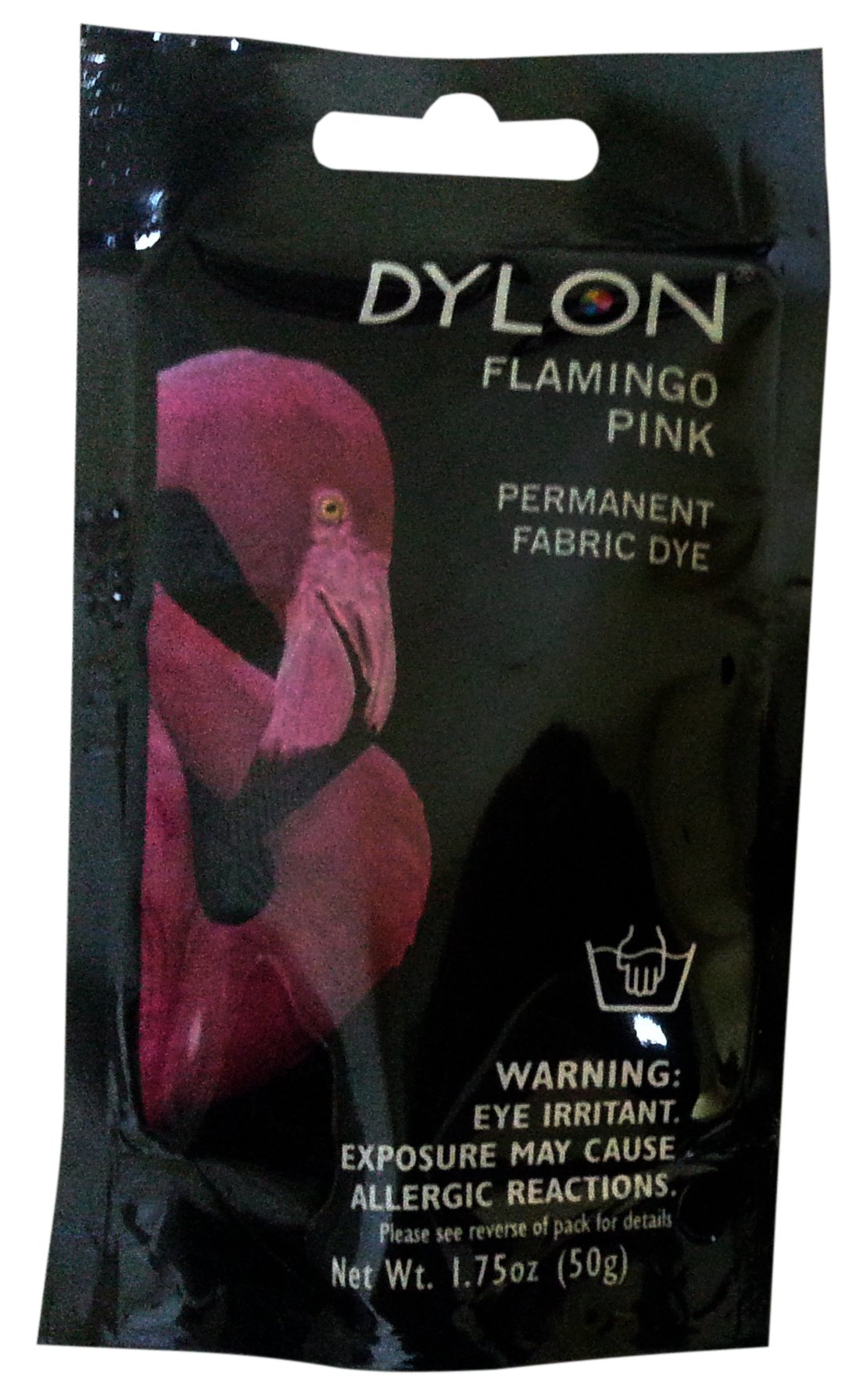 Dylon 87029 Permanent Fabric Dye, 1.75-Ounce, Flamingo Pink