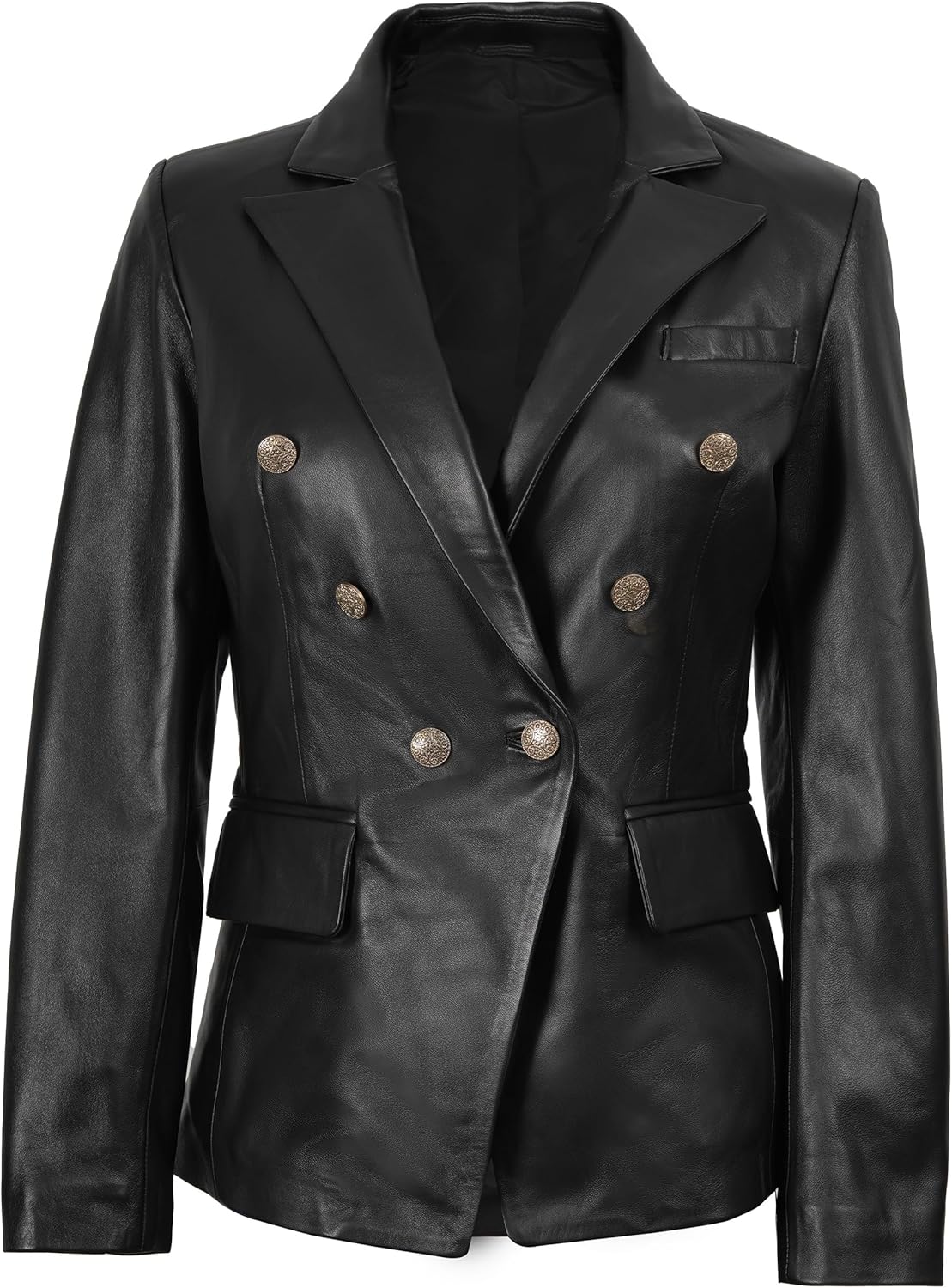 Decrum Women Leather Jacket - Casual Stylish Real Lambskin Leather Jackets for Womens - Image 3