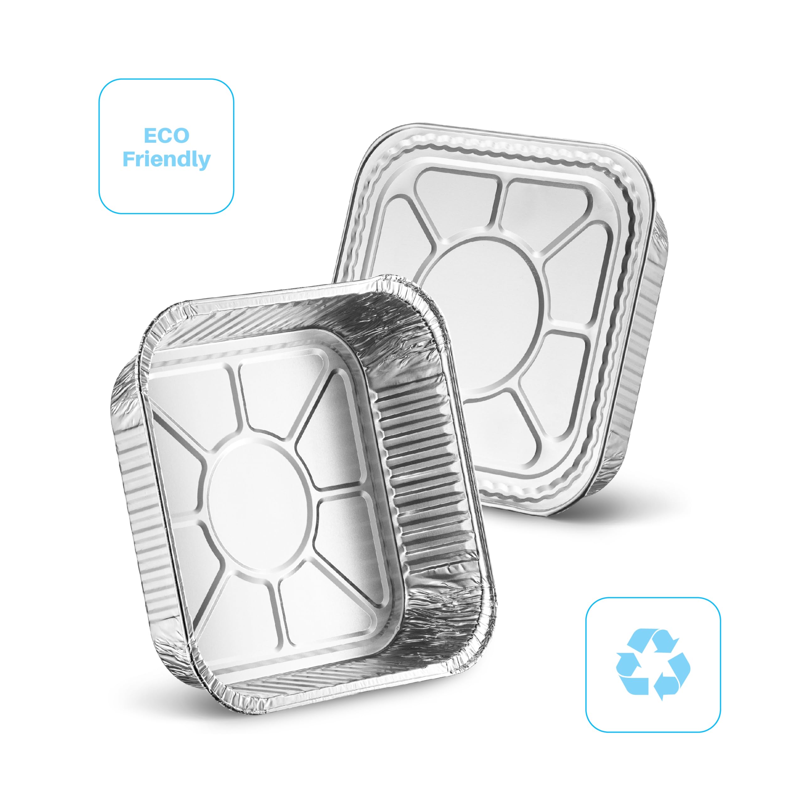 MontoPack Foil Baking Pans - 20 Pack -7