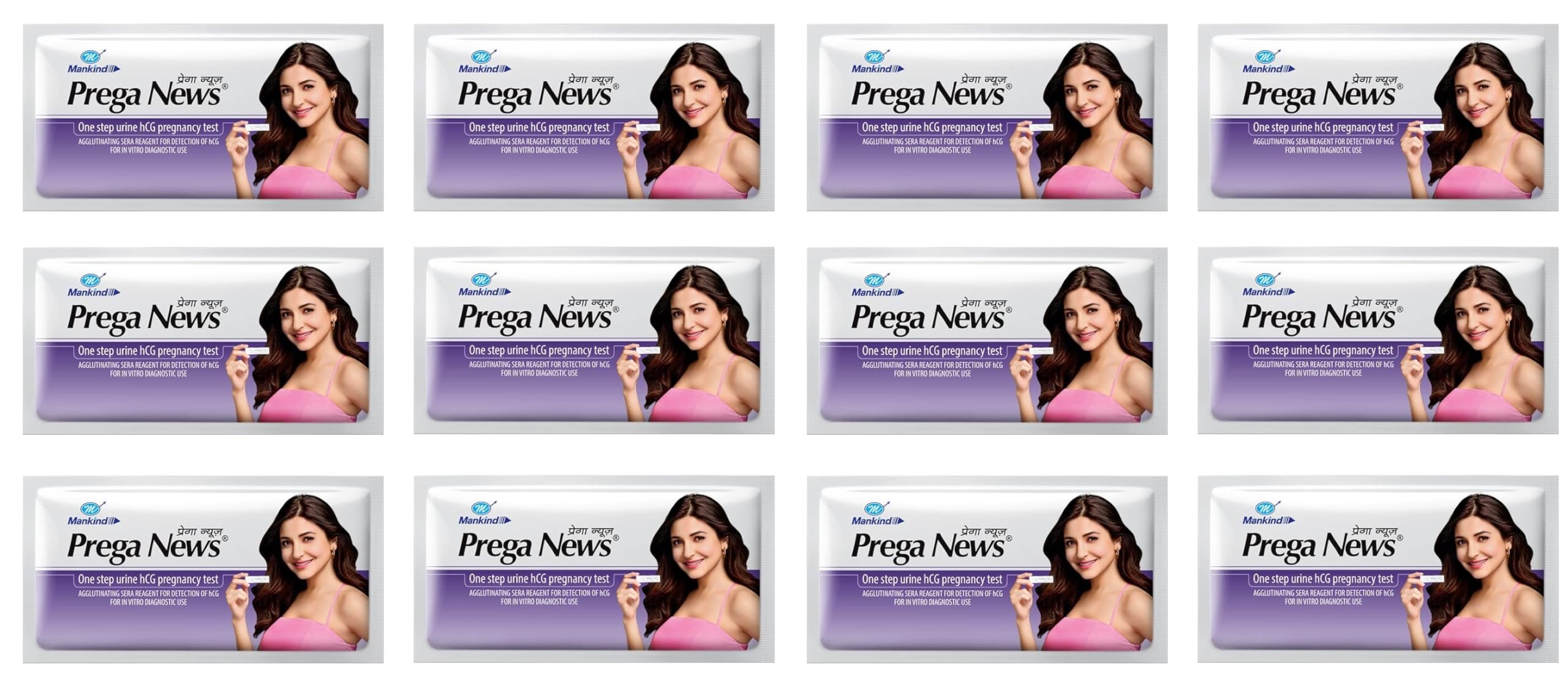 Prega News One Step Urine HCG Pregnancy Test Kit Device (Pack of 12) (B0CT5WR2F8) Amazon Price History, Amazon Price Tracker
