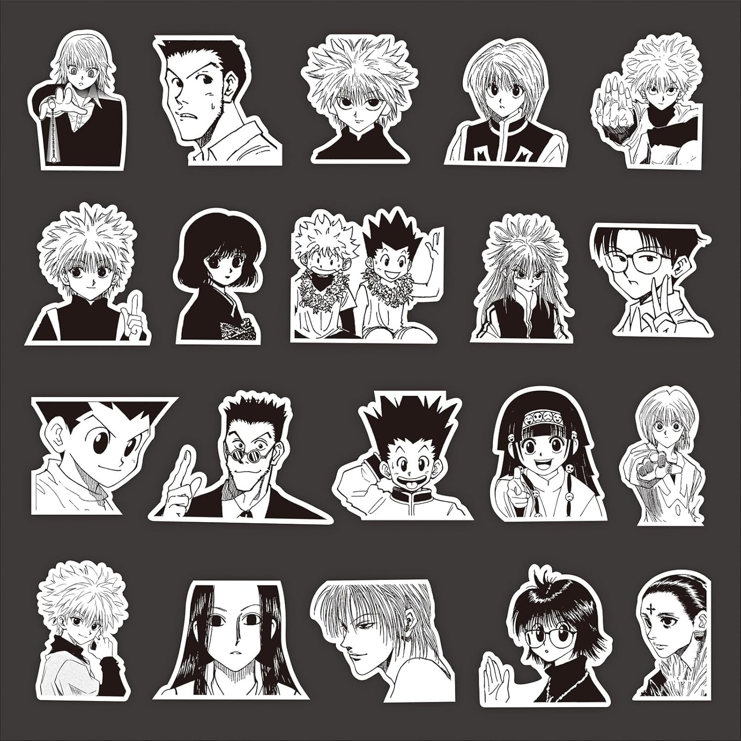 Amazon.co.jp: HUNTER×HUNTER シール ステッカー 60枚セット