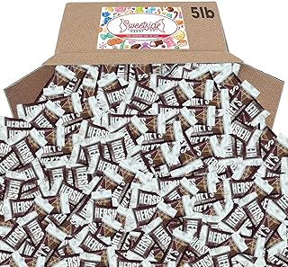 Chocolate Bars - Mini Bars Individually Wrapped Bulk Chocolate - Chocolate Bars for Party, Goodie Bag, Holidays, Valentine's - Kosher, No Gluten (Milk chocolate flavor, 5lbs)