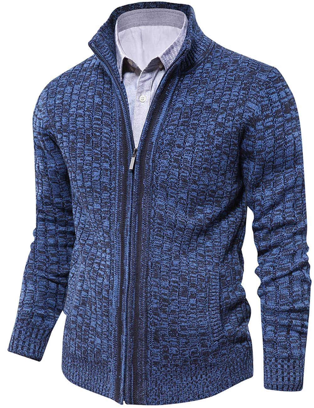 AOLI RAY Herren Strickjacke Cardigan