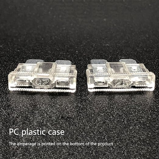 Kit de 50 fusibles automotrices estándar para auto, camioneta y camión: 3 A, 5 A, 7.5 A, 10 A, 15 A, 20 A, 25 A, 30 A, 35 A y 40 A miniatura 5